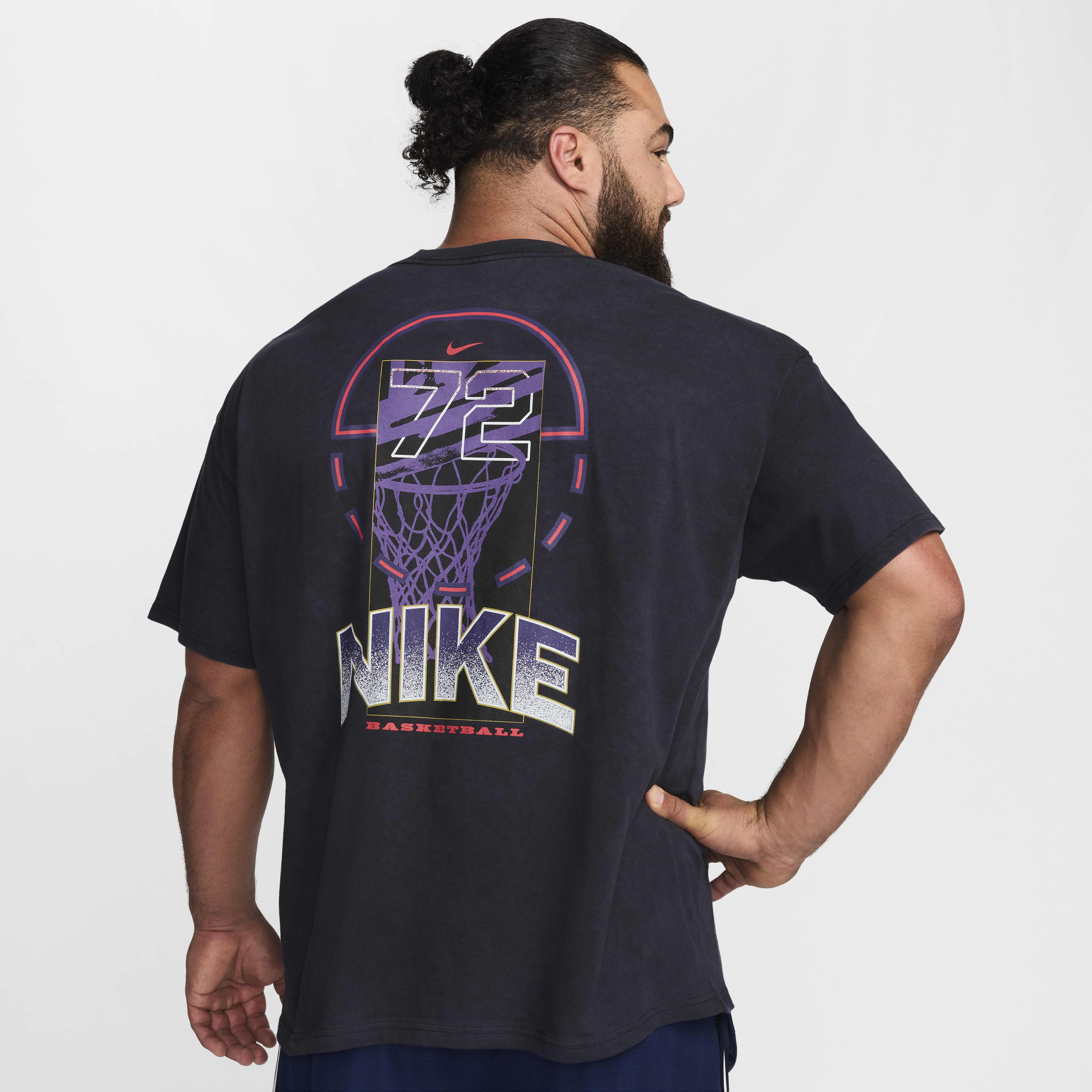 Buy Nike Men's Max90 Basketball T-Shirt - Black | Nike Saudi