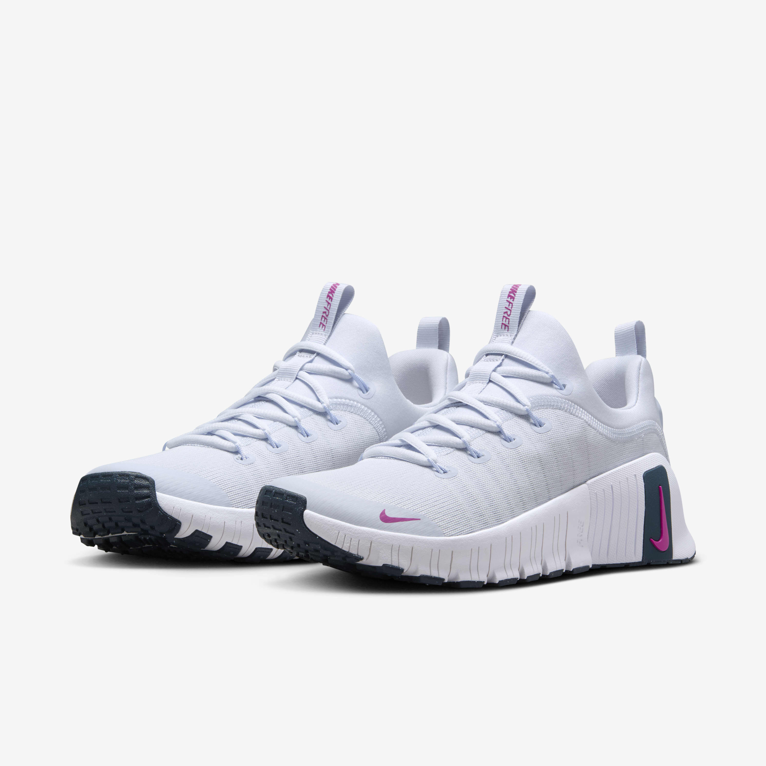 Buy Nike Free Metcon 6 Women s Workout Shoes Football Grey Armoury Navy Hot Fuchsia Nike Saudi Official