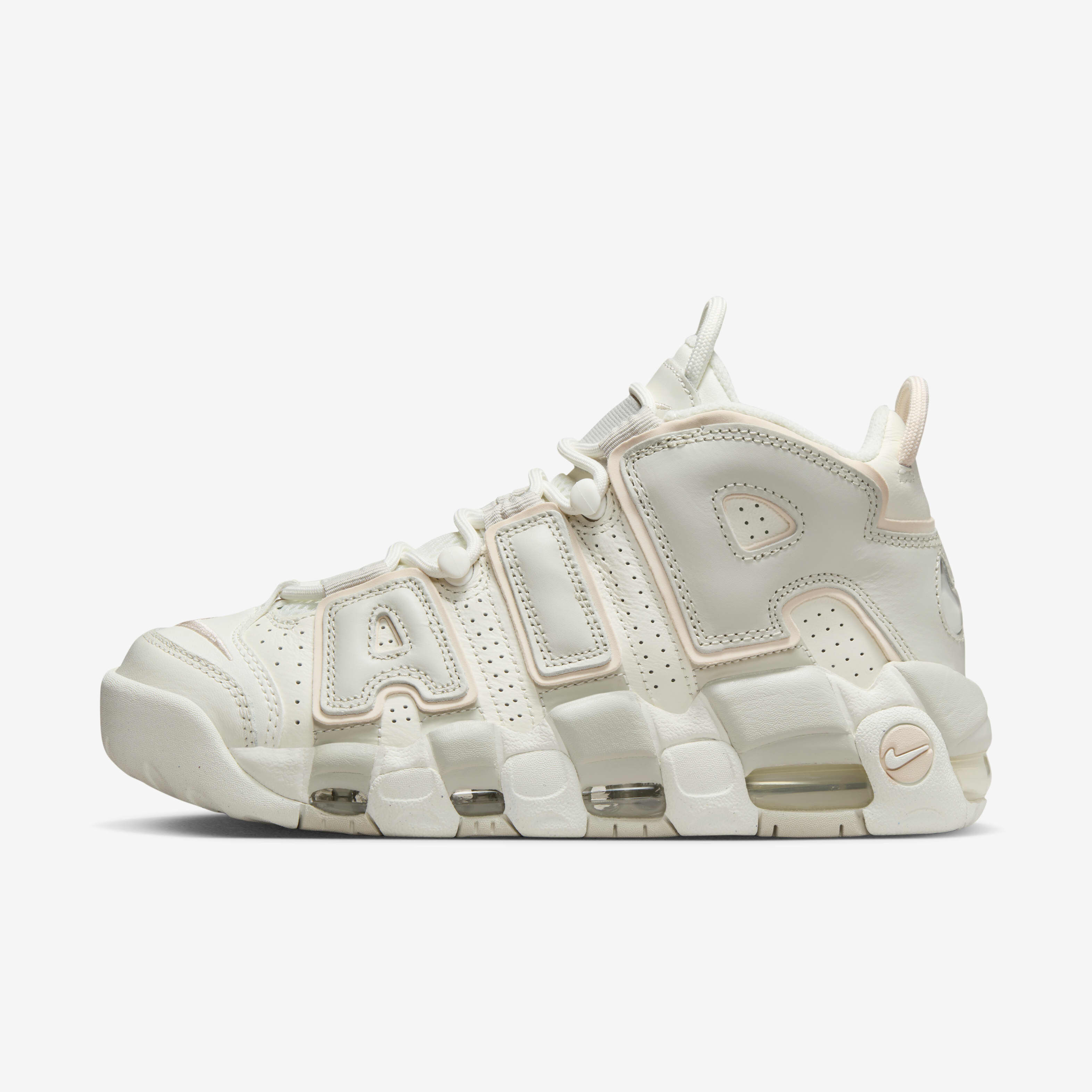 Nike uptempo womens white online