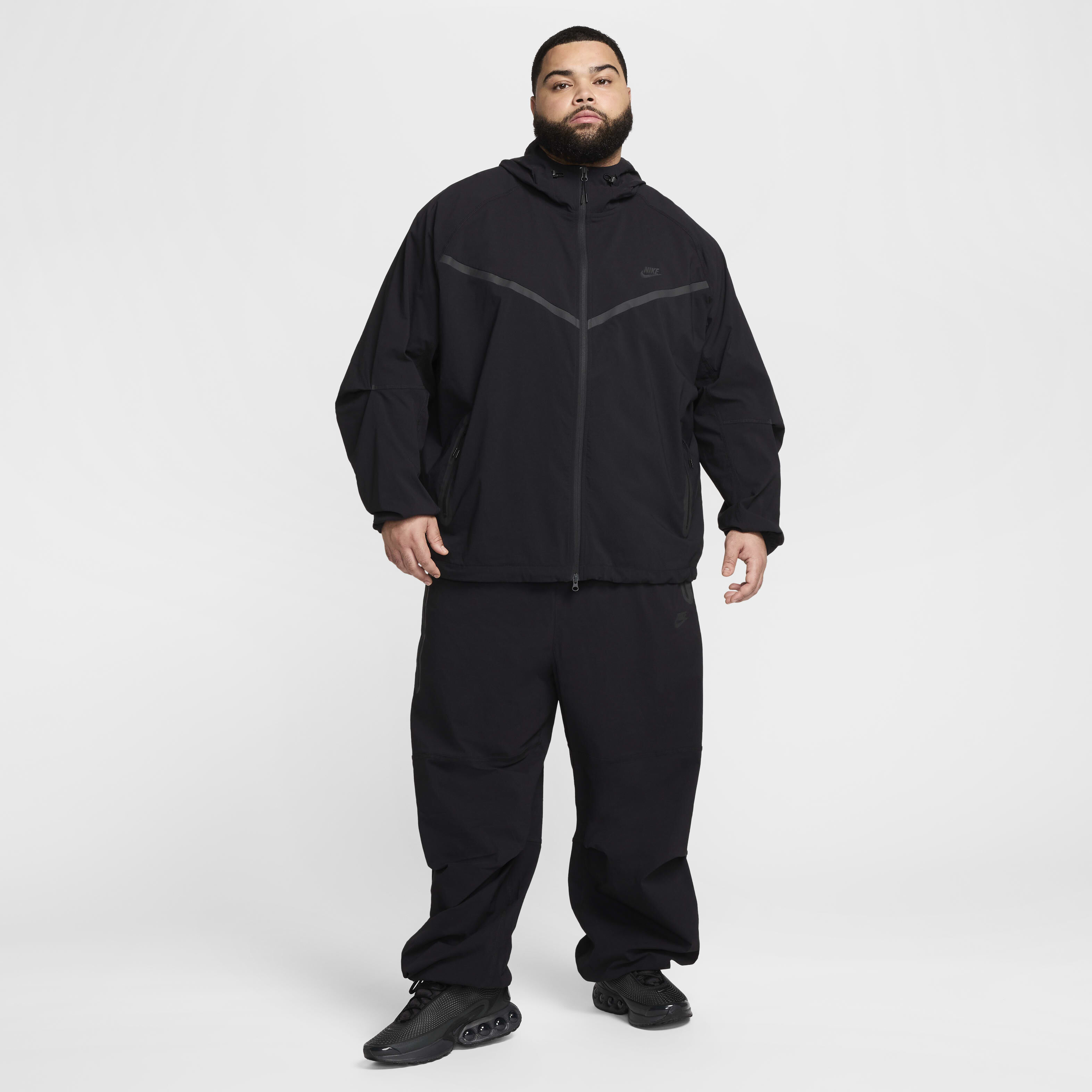 Buy Nike Tech Men's Woven Oversized Trousers - Black/Black