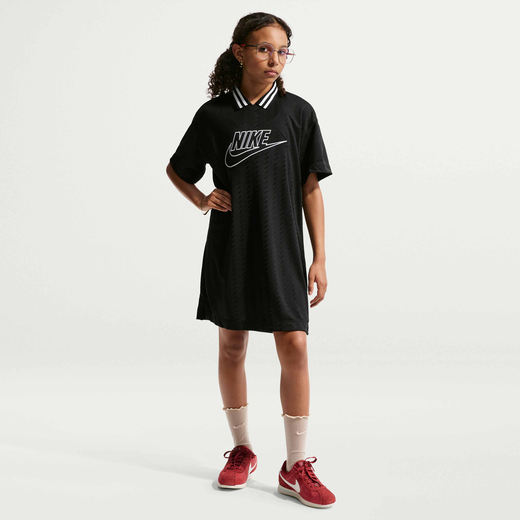 Skirts & Dresses-Nike, Nike Sportswear, Older Kids' (Girls') Short-Sleeve Jersey Dress