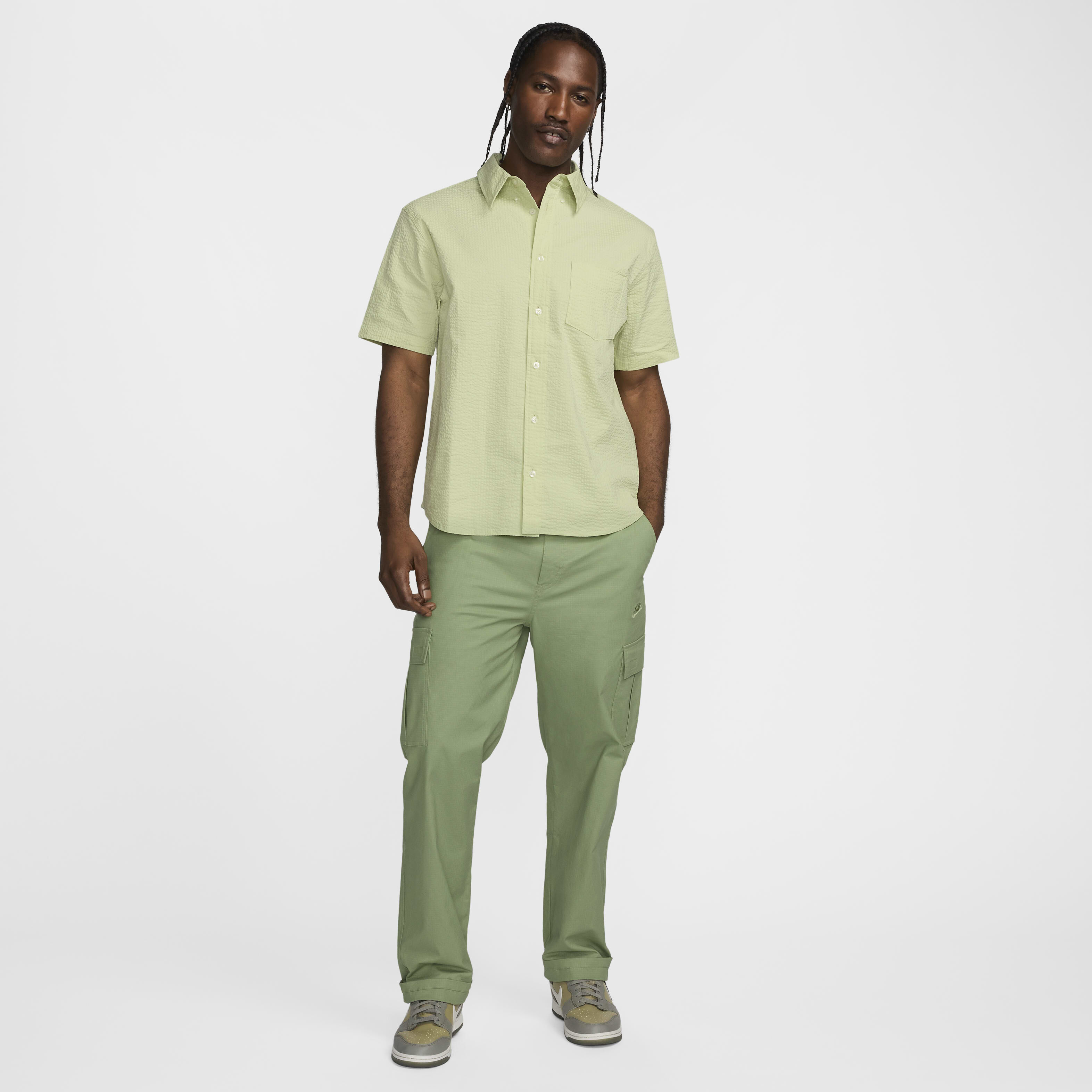 Buy Nike Life Men's Short-Sleeve Seersucker Button-Down