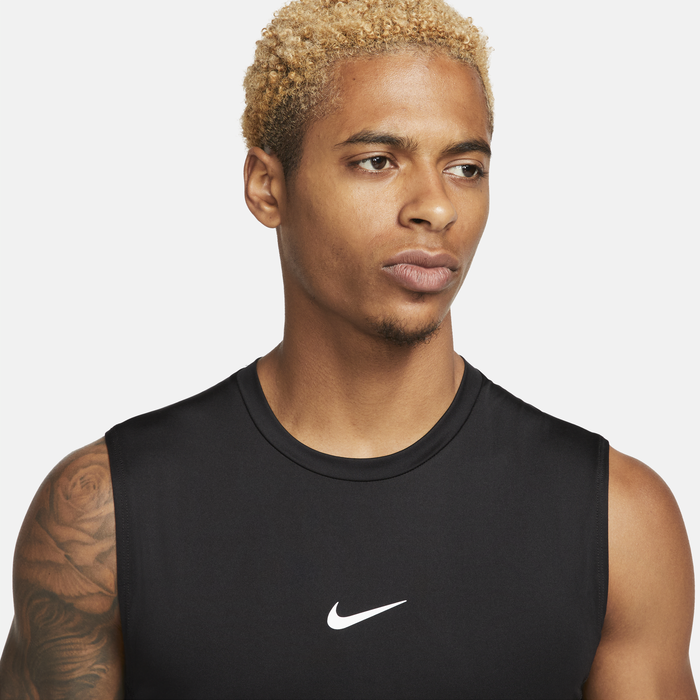 Nike pro men's sales fitted sleeveless shirt