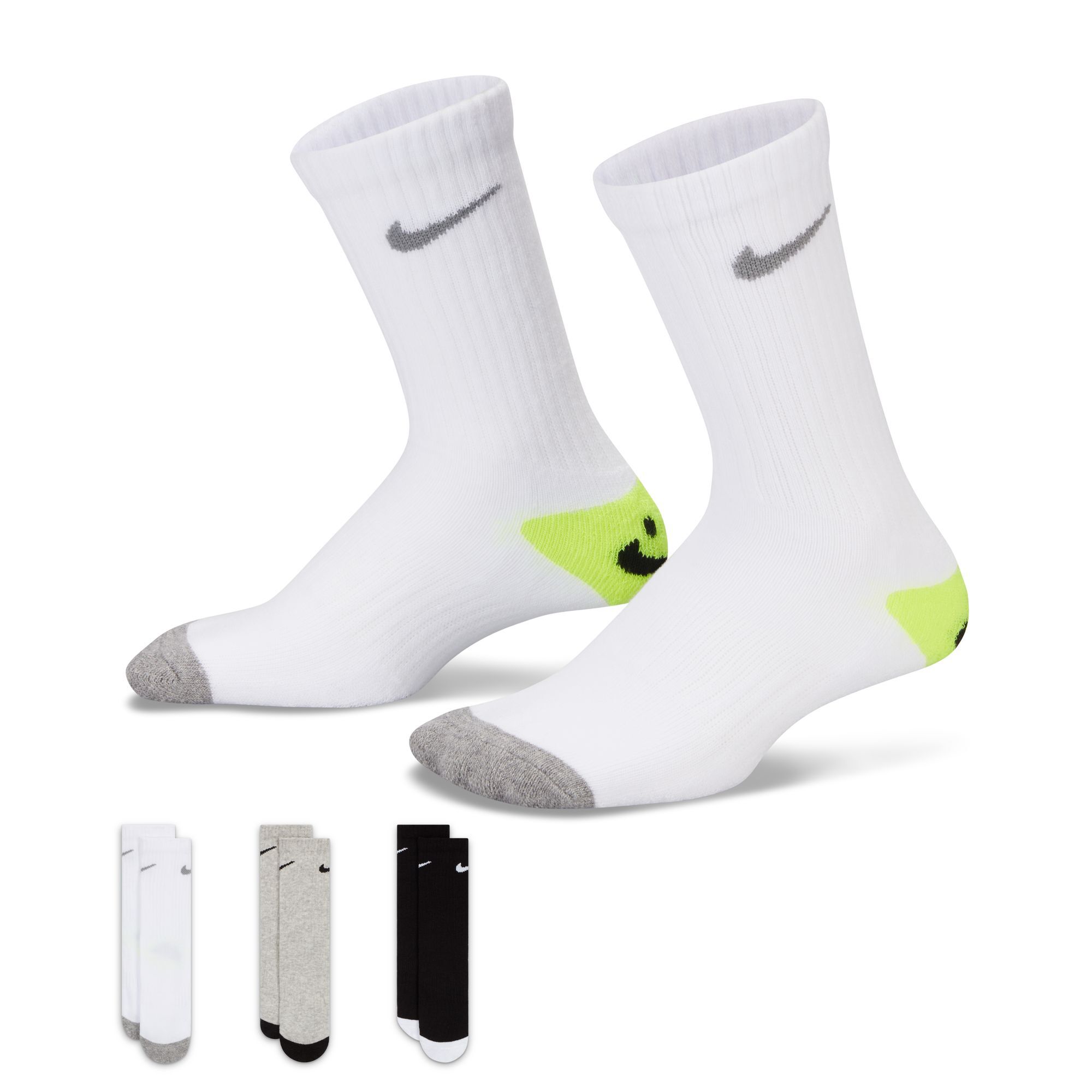 Nike Smiley Crew Socks (6 Pairs) image number 0