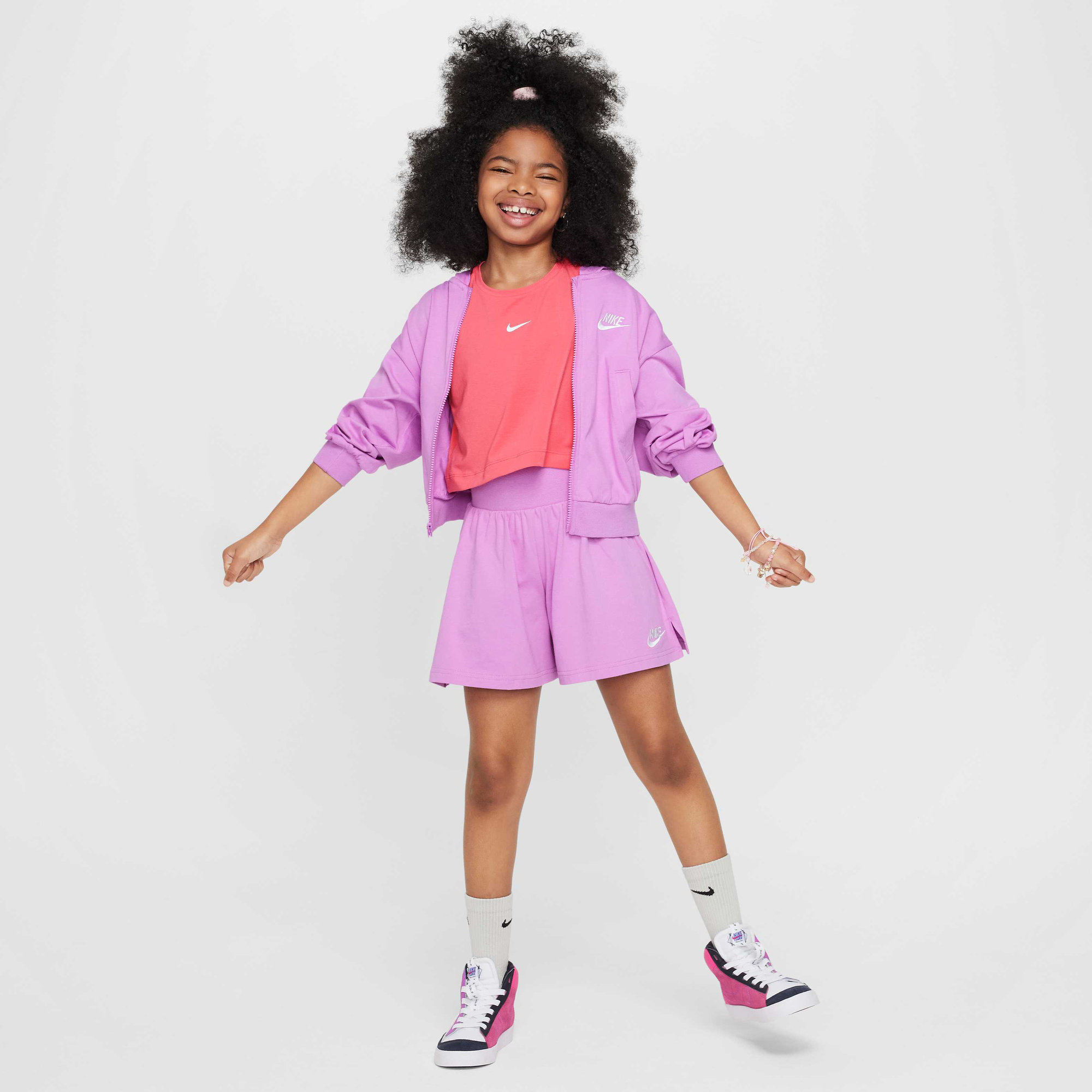 Buy Nike Sportswear Older Kids' (Girls') Full-Zip Hoodie