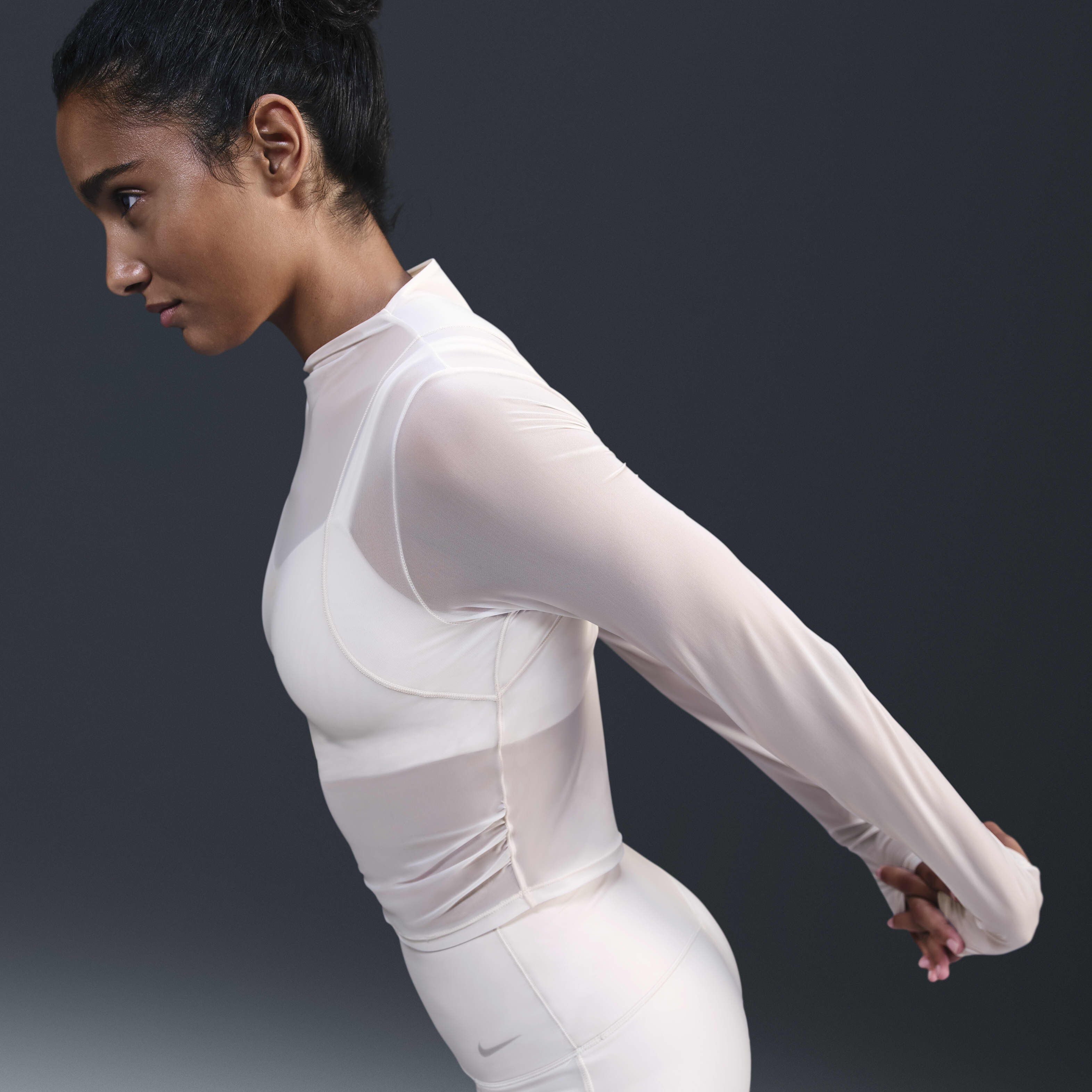 Sheer nike top clearance