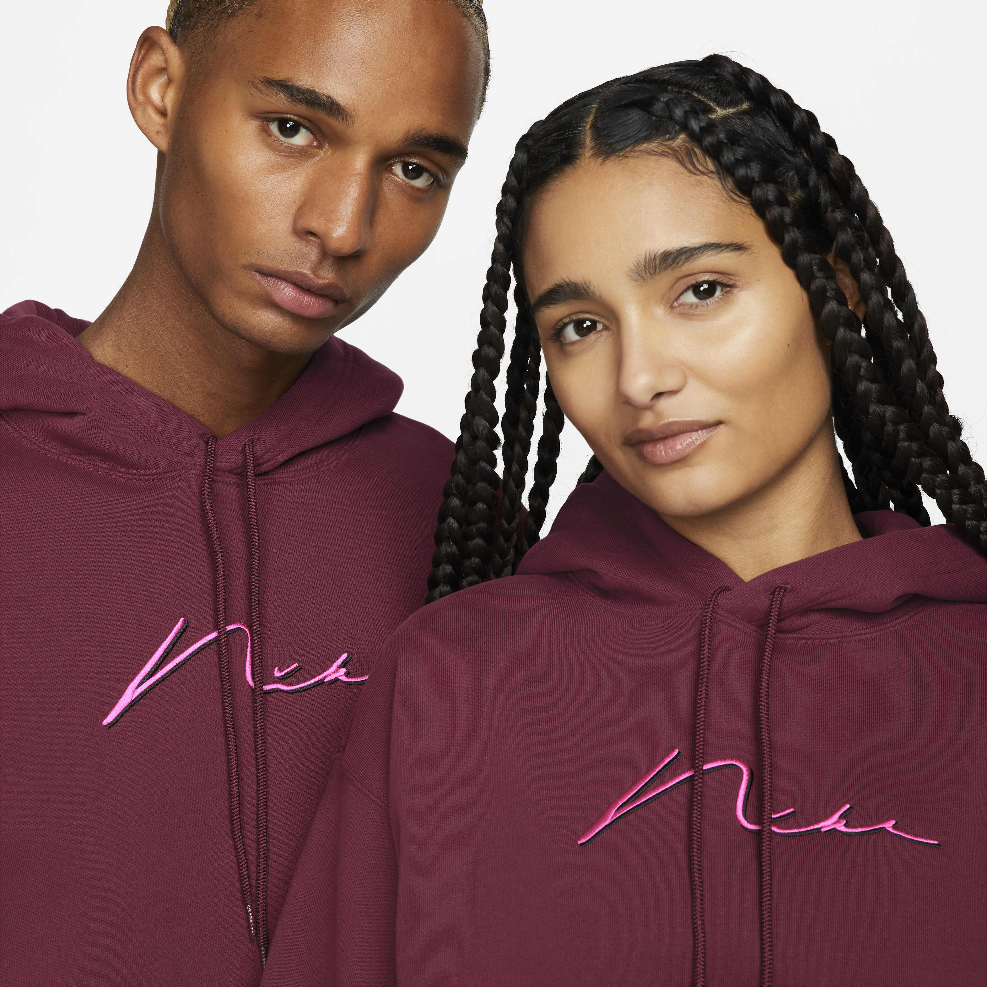 Buy Nike SB Fleece Skate Hoodie Dark Beetroot Active Pink Nike Saudi Official