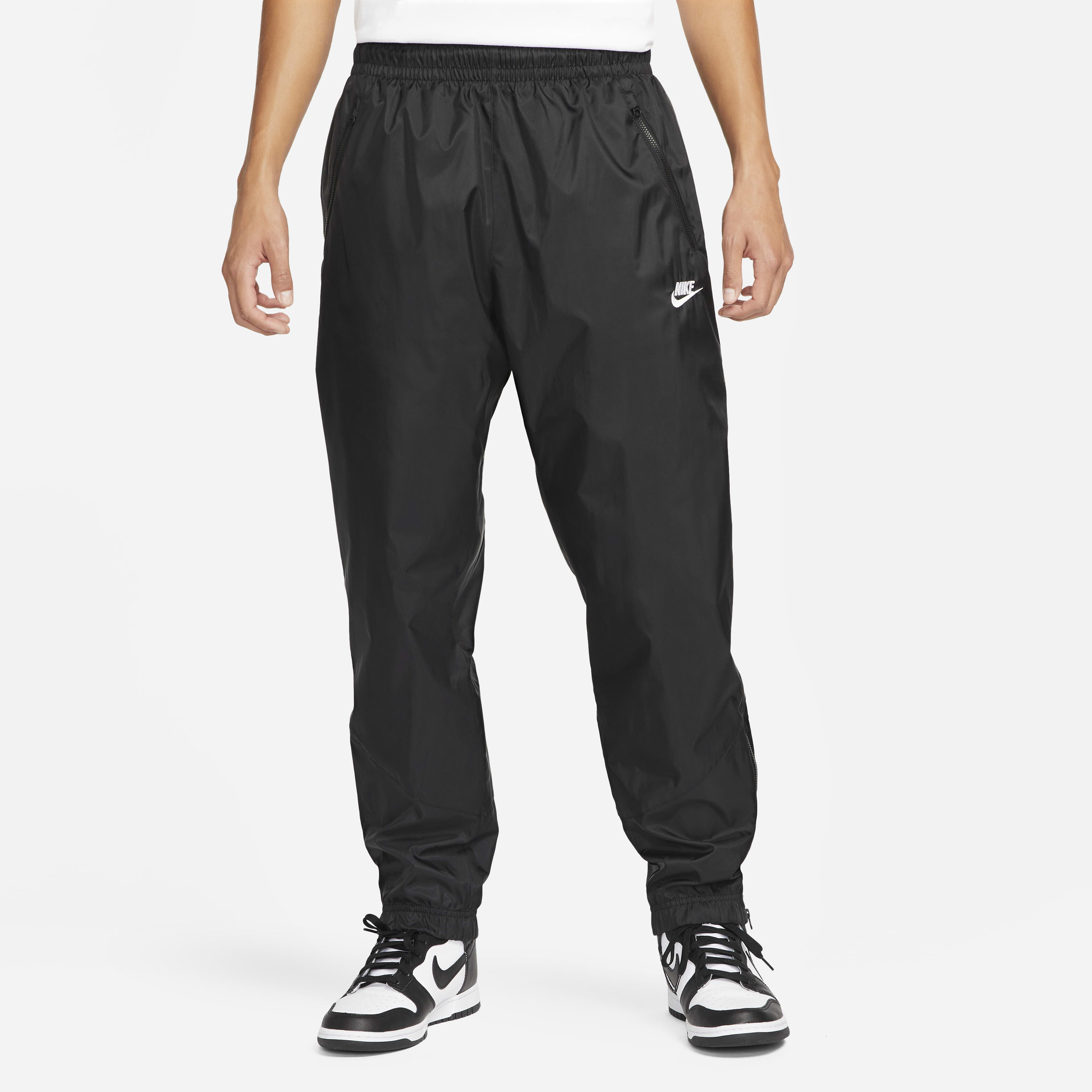 【500円引きクーポン】 Men's Windrunner Nike Buy Woven Black/Black - Trousers Lined パンツ