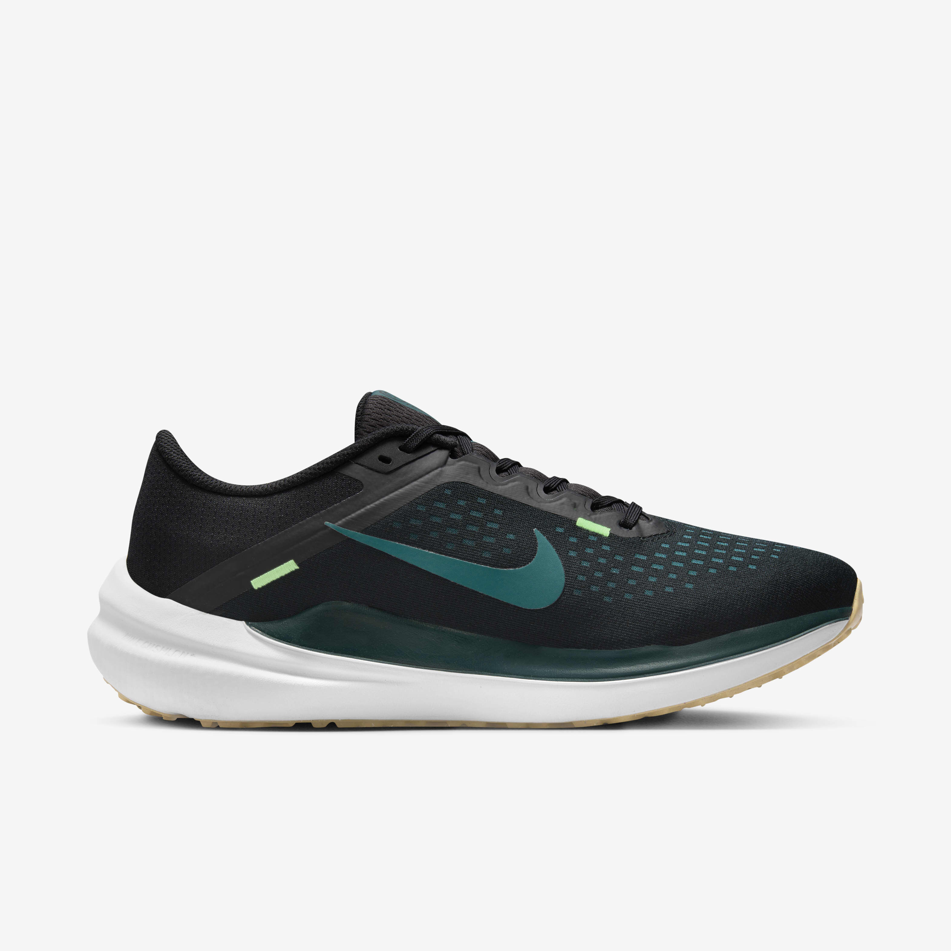 Buy Nike Winflo 10 Men's Road Running Shoes Black/Deep Jungle