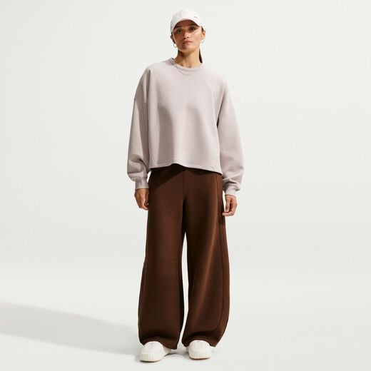 Training & Gym Hoodies & Sweatshirts-Nike, Nike 24.7 ImpossiblySoft, Women's Dri-FIT Oversized Crew-Neck Top