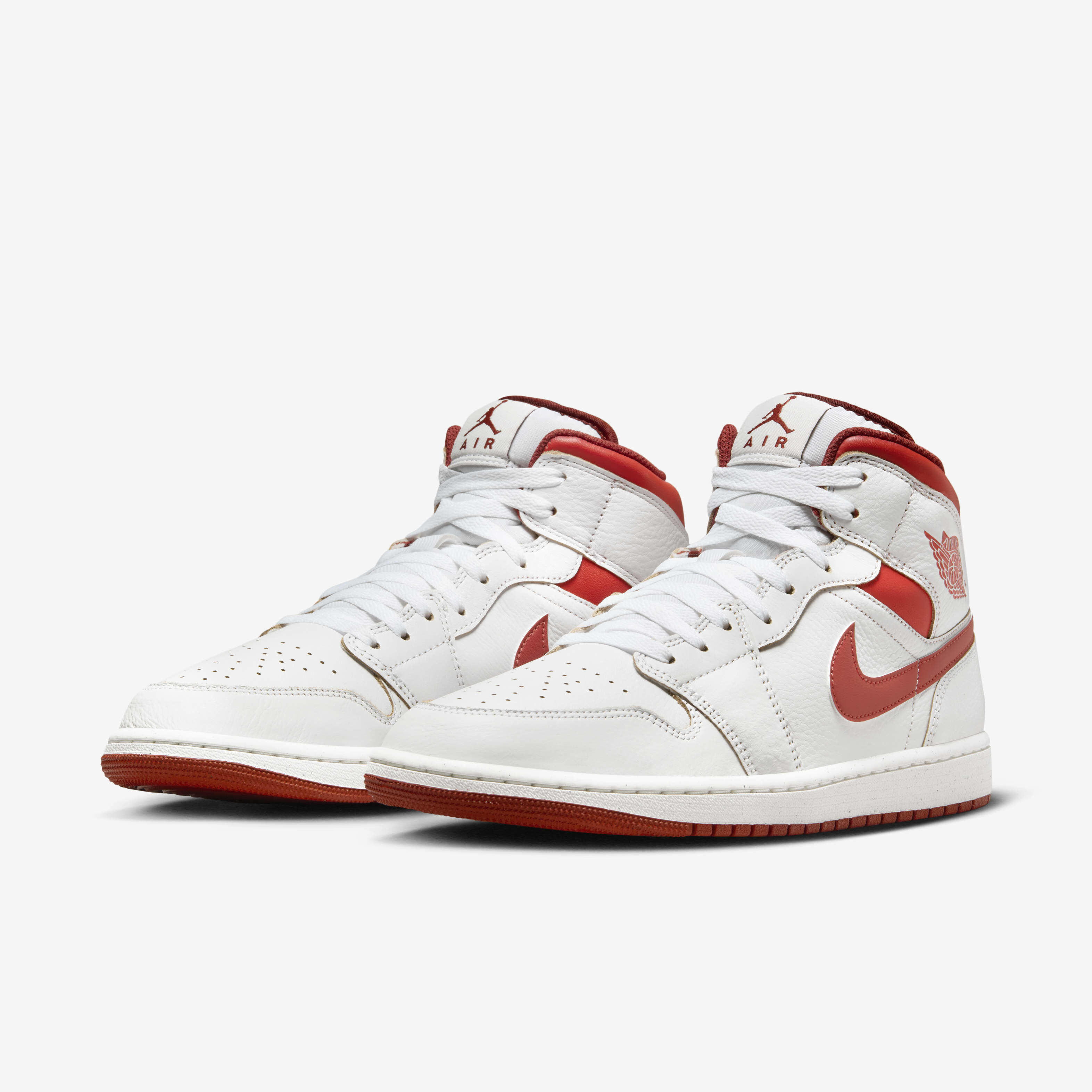 ＼半額SALE／ SE Mid 1 Jordan Air Buy Men's Red/Sail White/Dune - Shoes シューズ(男性用)