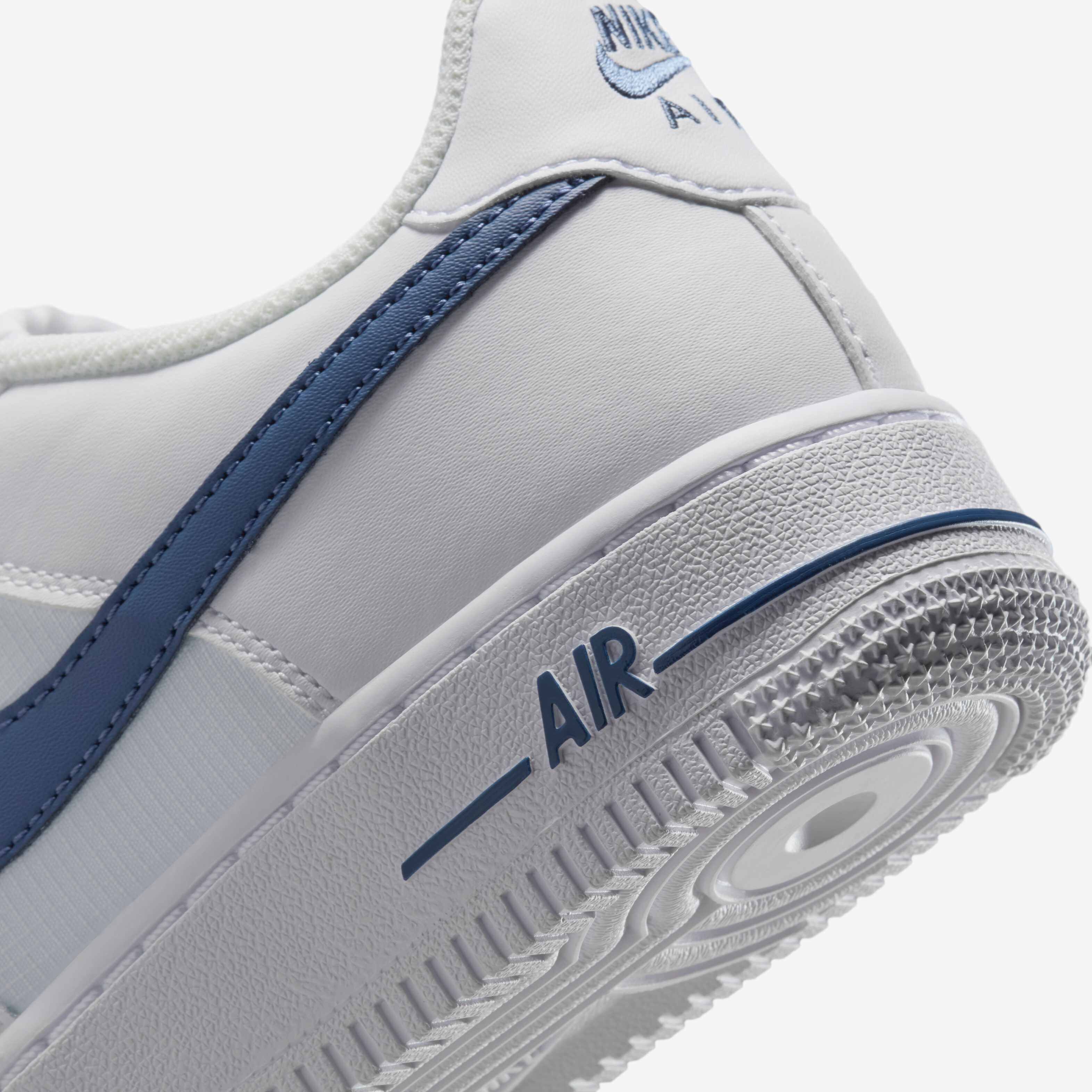 Buy Nike Air Force Older Kids' Shoes White/Diffused Blue