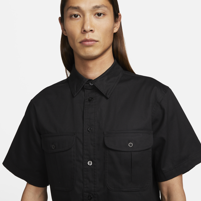 Nike button top up shirt