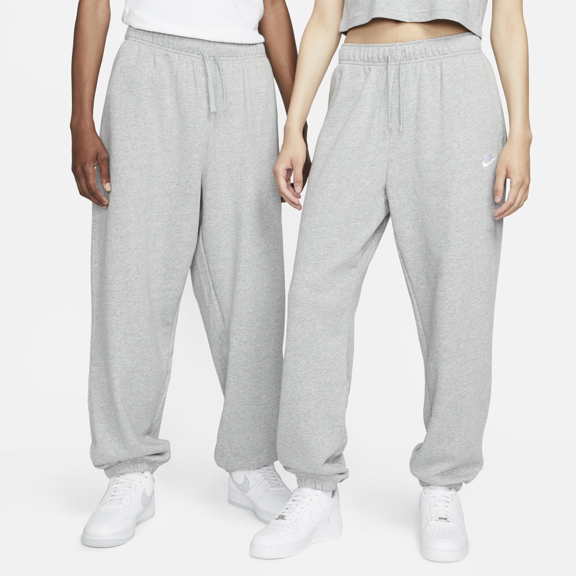 Nike grey hot sale tracksuit bottoms womens