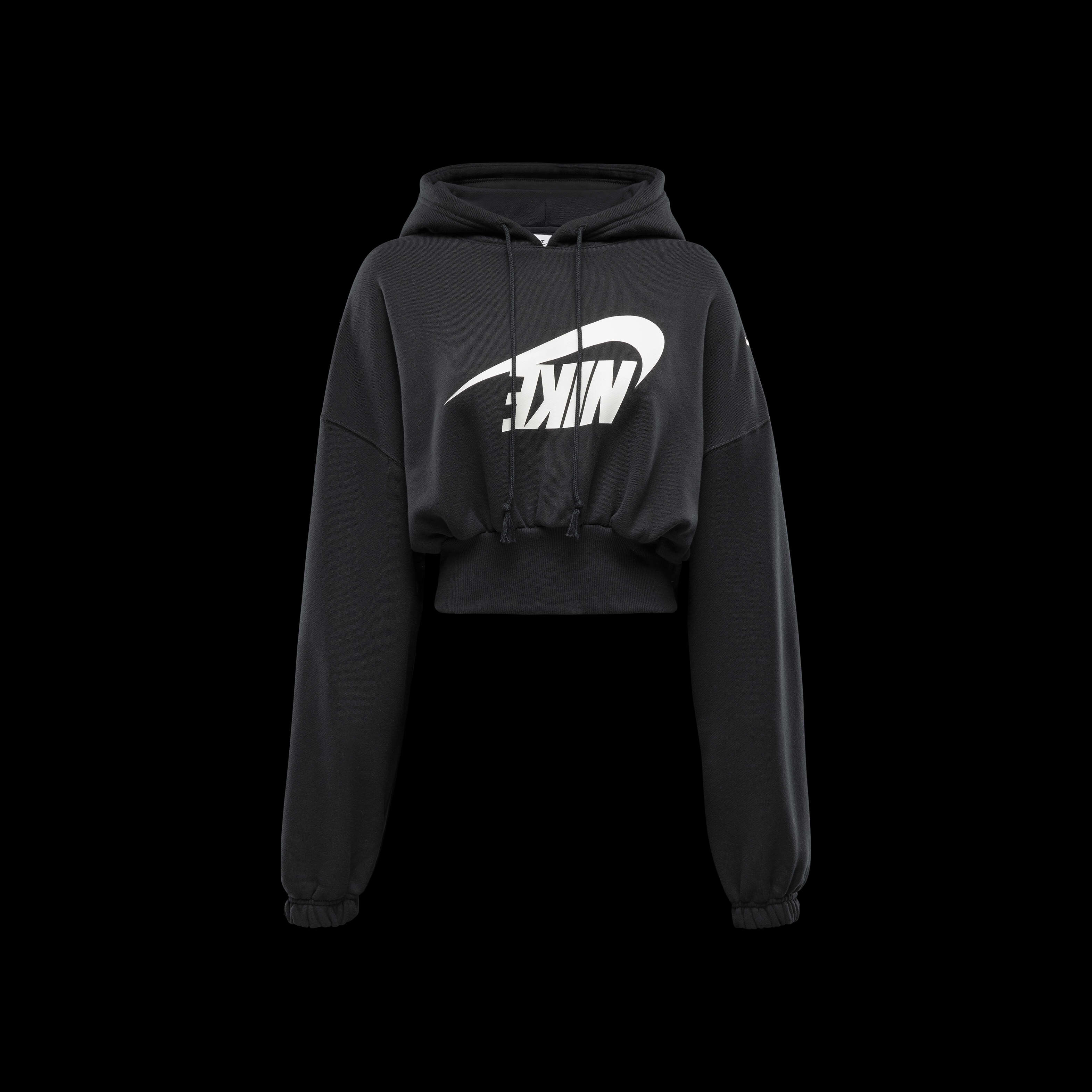Buy Nike Sportswear Women s Oversized Cropped French Terry Pullover Hoodie Nike Saudi Official