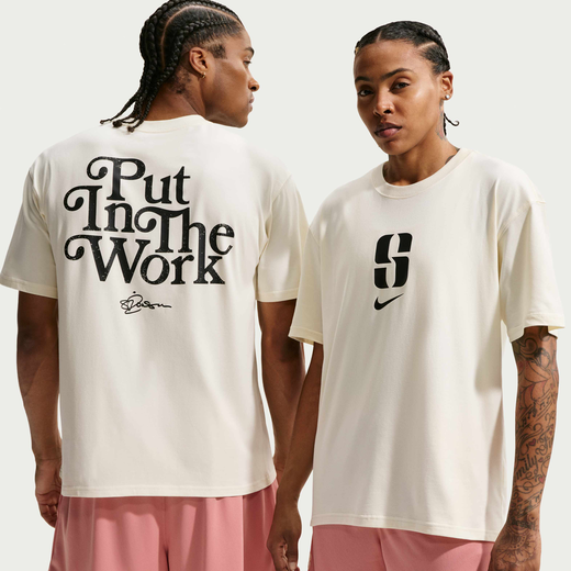 Basketball Tops & T-Shirts-Nike, Sabrina 'Put In Work', Nike Dri-FIT Basketball T-Shirt