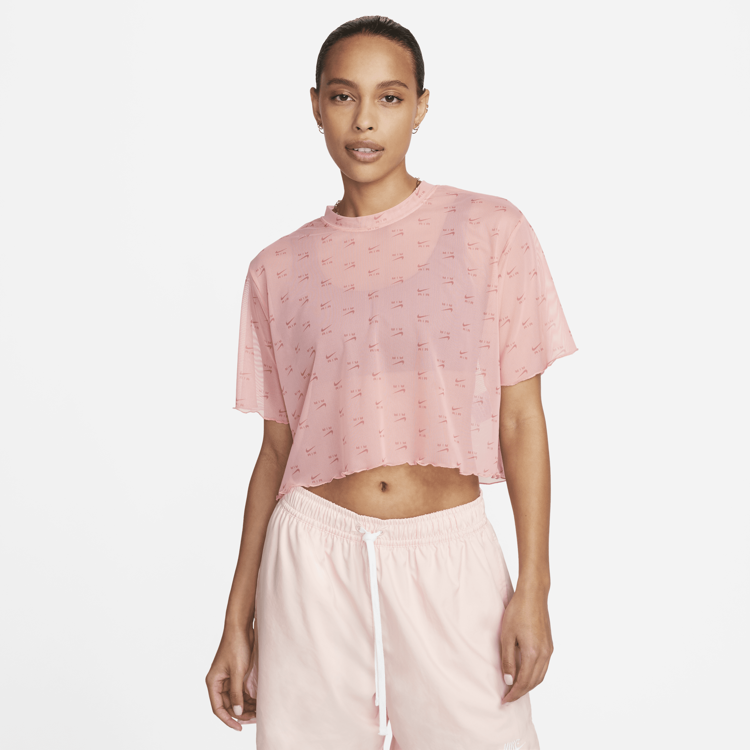 Nike mesh tops discount