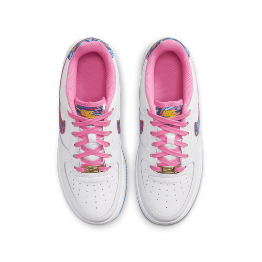 Nike air force top 1 white psychic pink