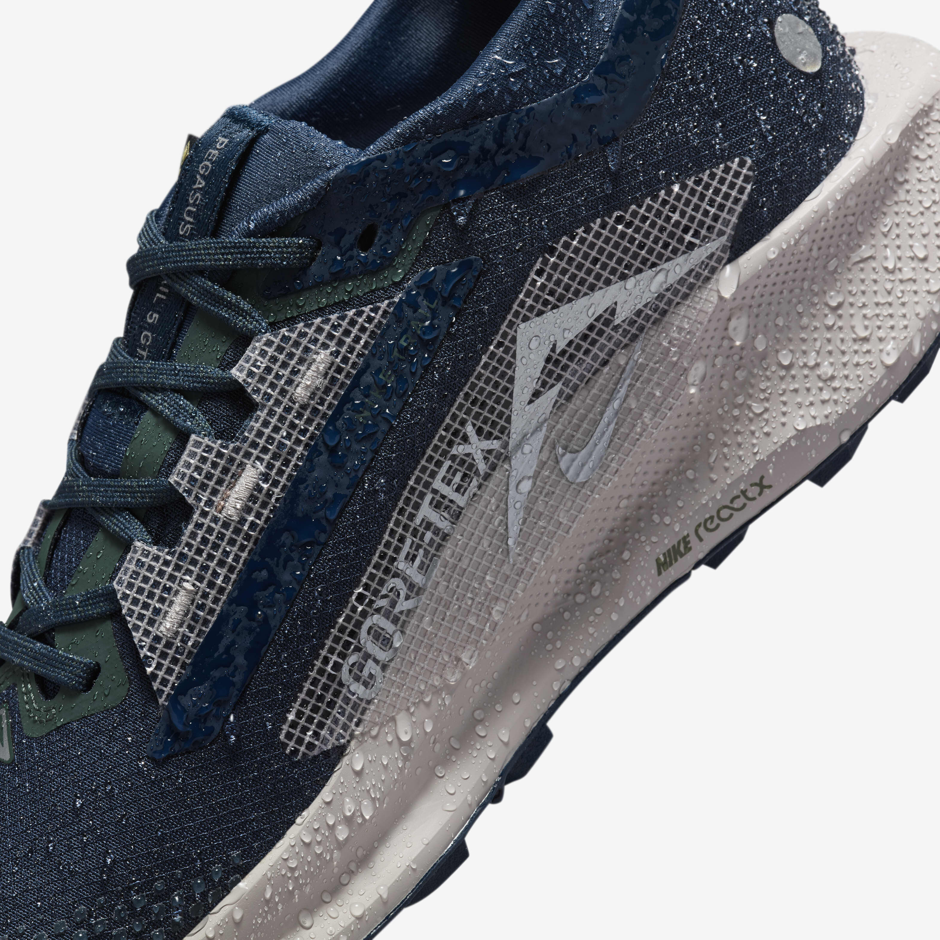 Buy Nike Pegasus Trail 5 GORE TEX Women s Waterproof Trail Running Shoes Armoury Navy Vintage Green Platinum Violet Armoury Navy Nike Saudi Official