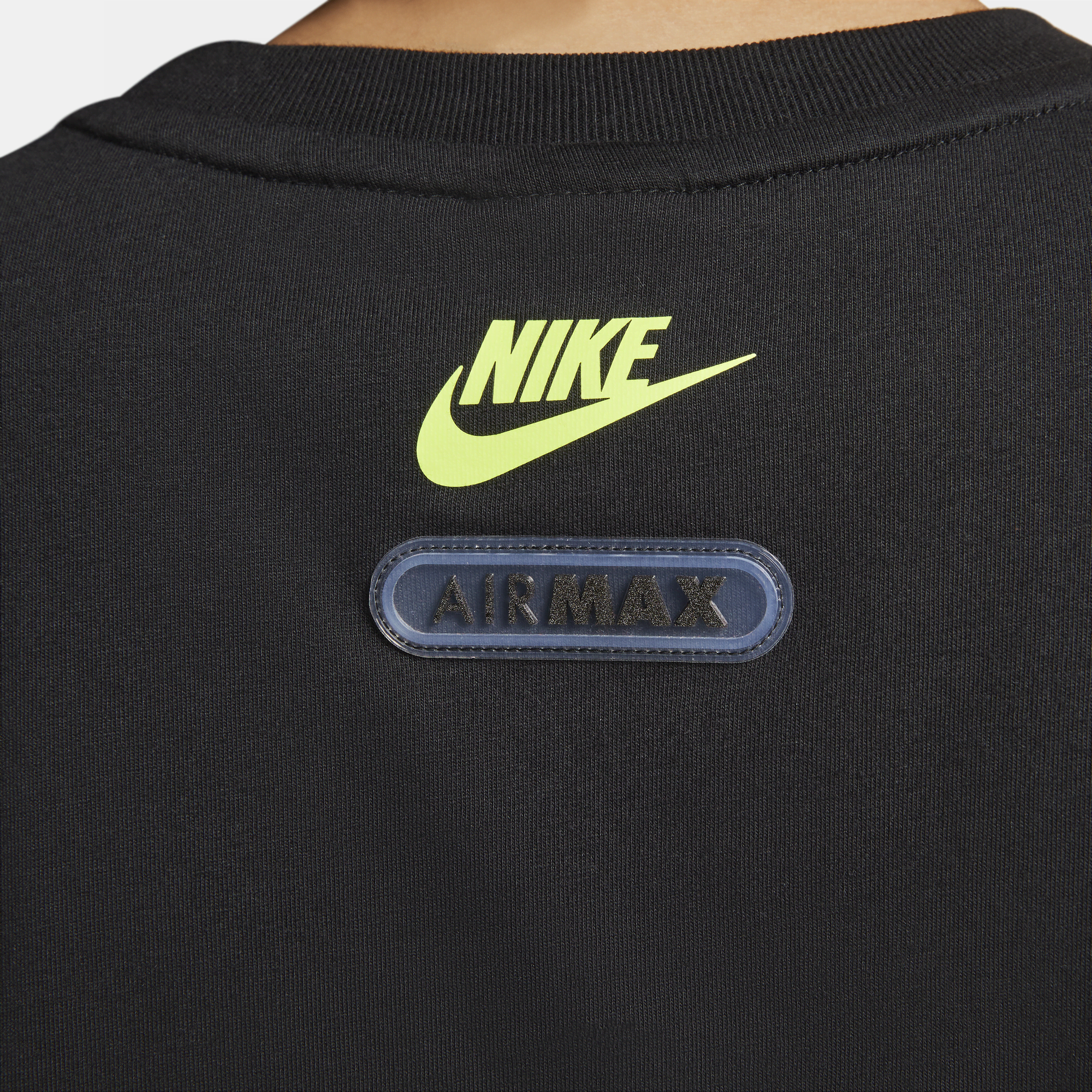 Nike air max t shirt black online