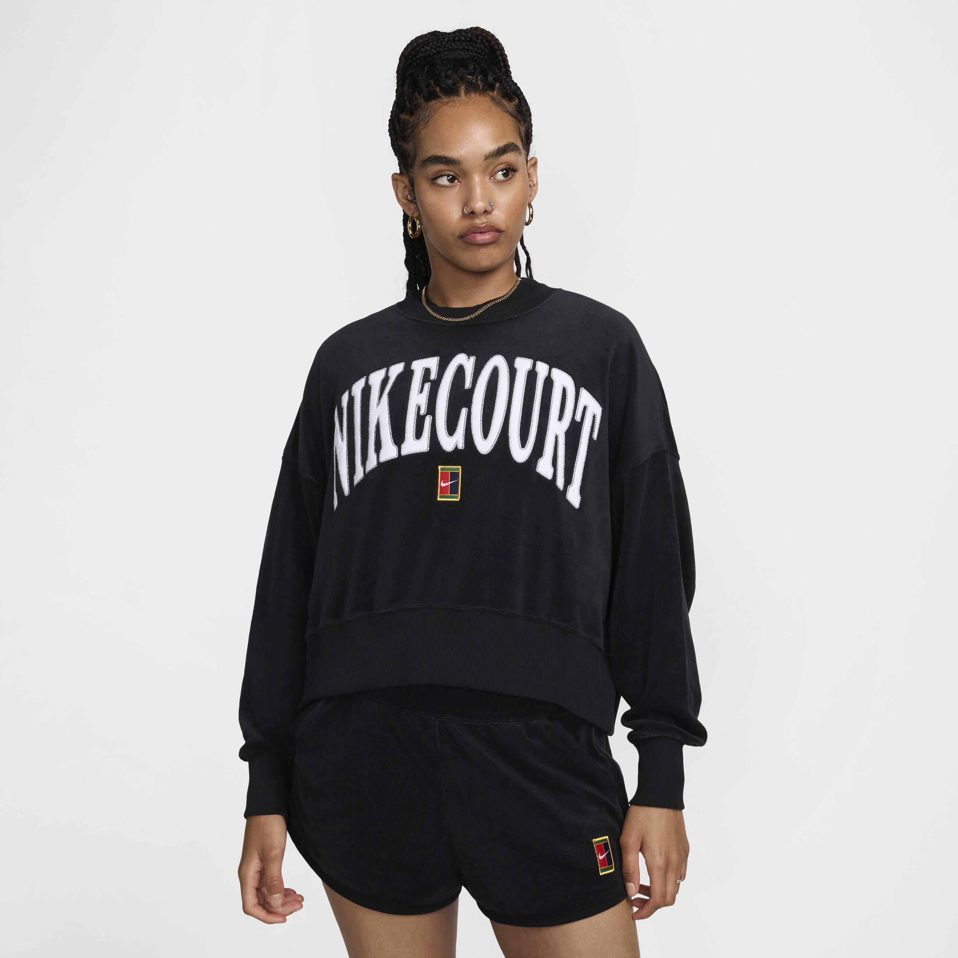 Buy NikeCourt Heritage Women's Over-Oversized Crew-Neck