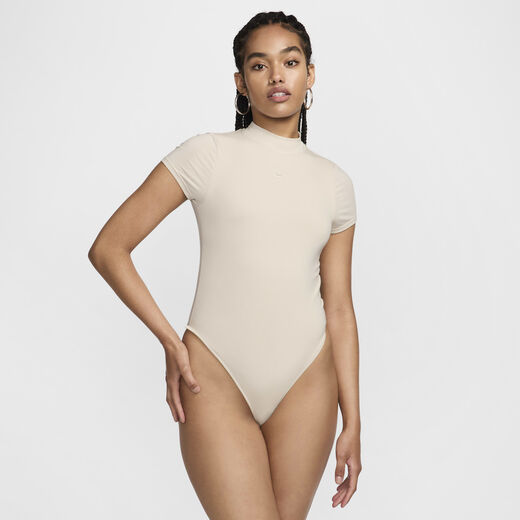 Bodysuit-Nike, Nike Sportswear Chill Knit, Women's Short-Sleeve Bodysuit