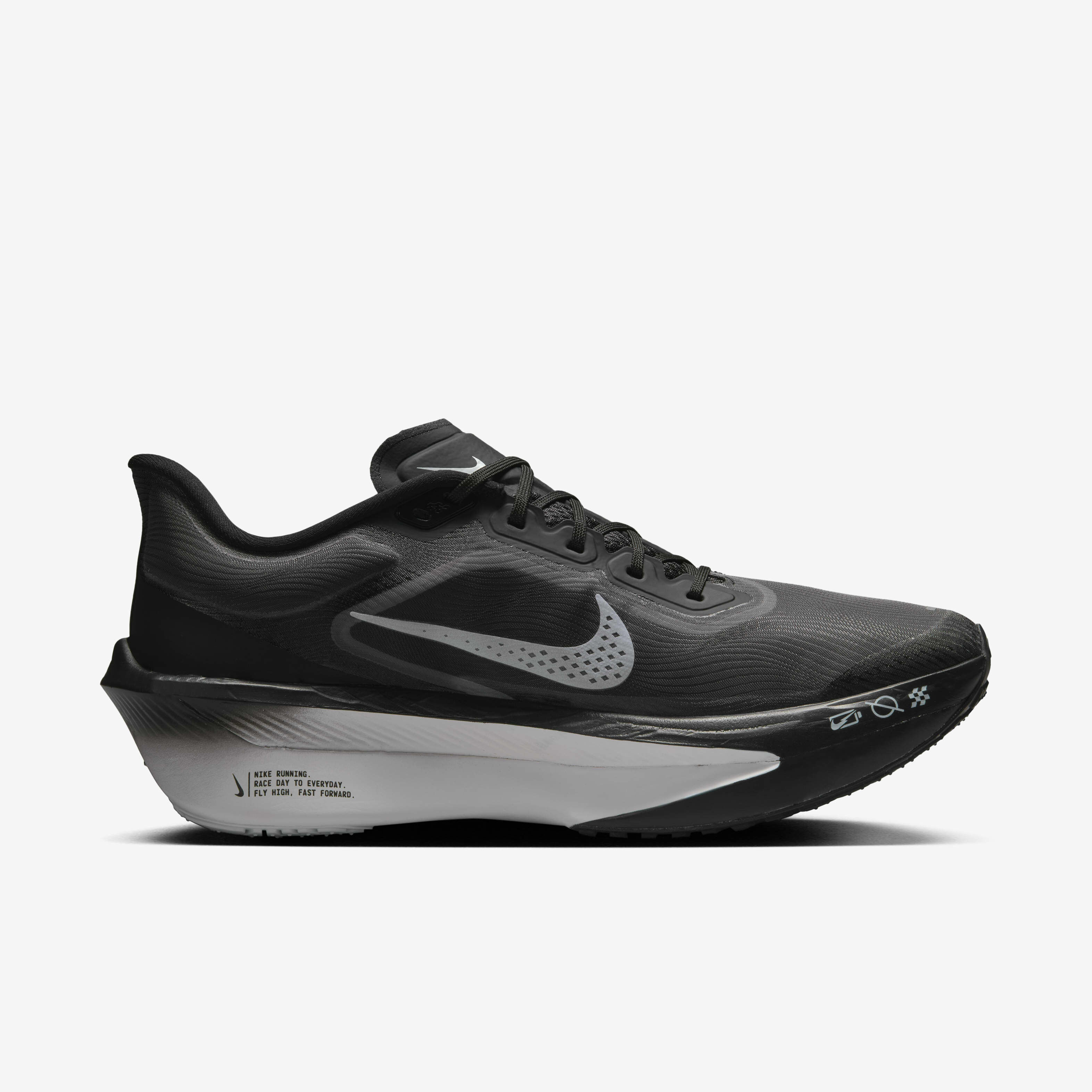 Buy Nike Zoom Fly 6 Men s Road Racing Shoes Black Light Smoke Grey White Nike Saudi Official