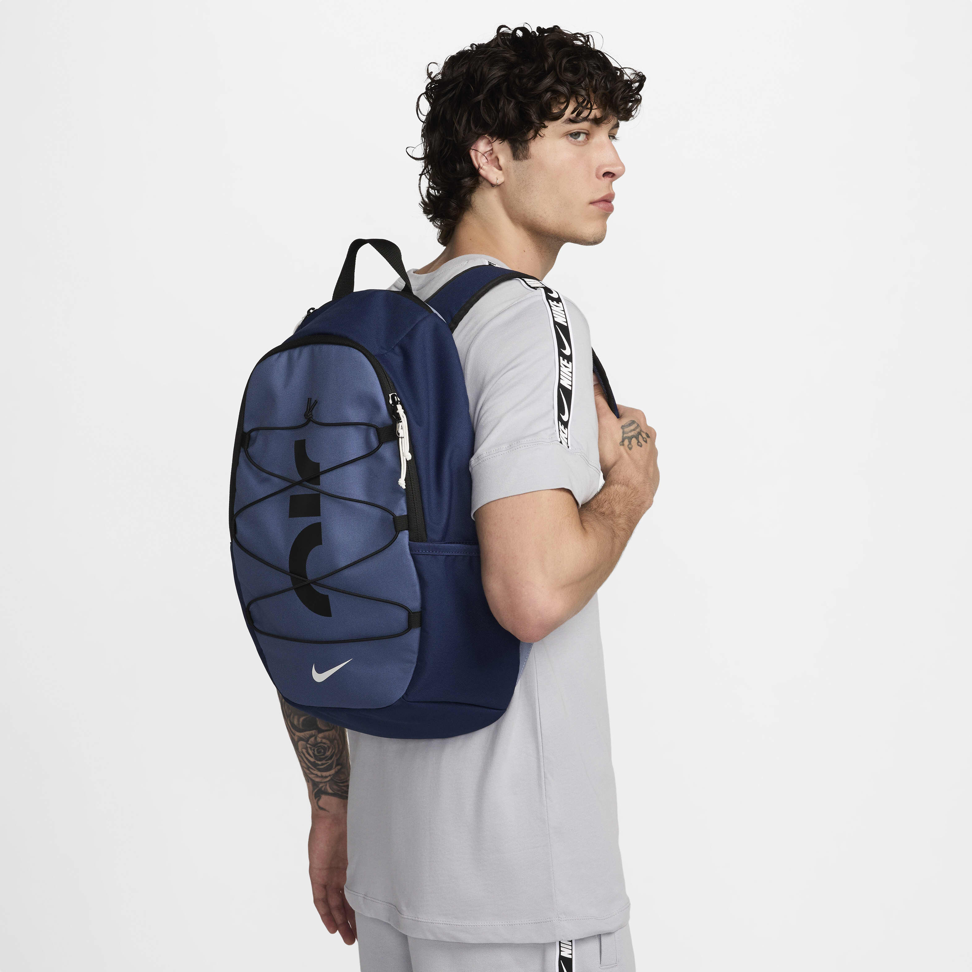 Buy Nike Air Backpack 21L Midnight Navy Diffused Blue Summit White Nike Saudi Official