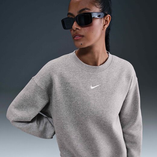 Hoodies & Sweatshirts-Nike, Nike Sportswear Phoenix Fleece, Women's Oversized Crew-neck Sweatshirt