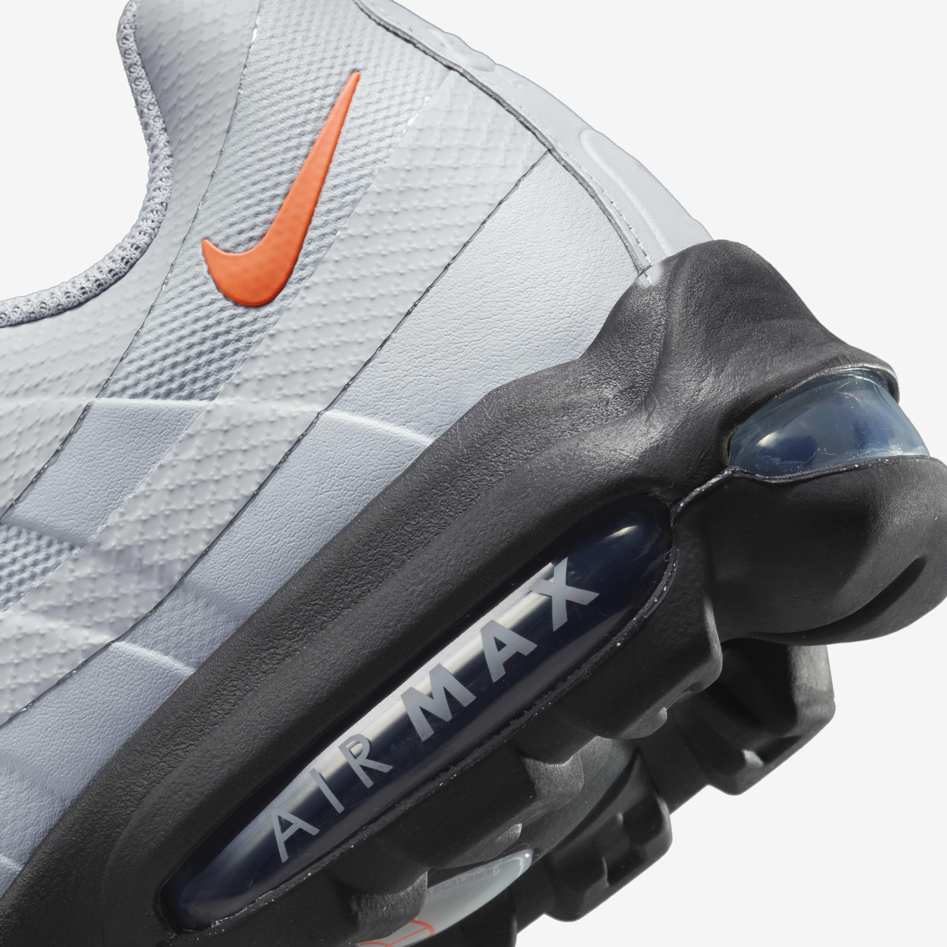 nike air max 95 ultra trainers in grey