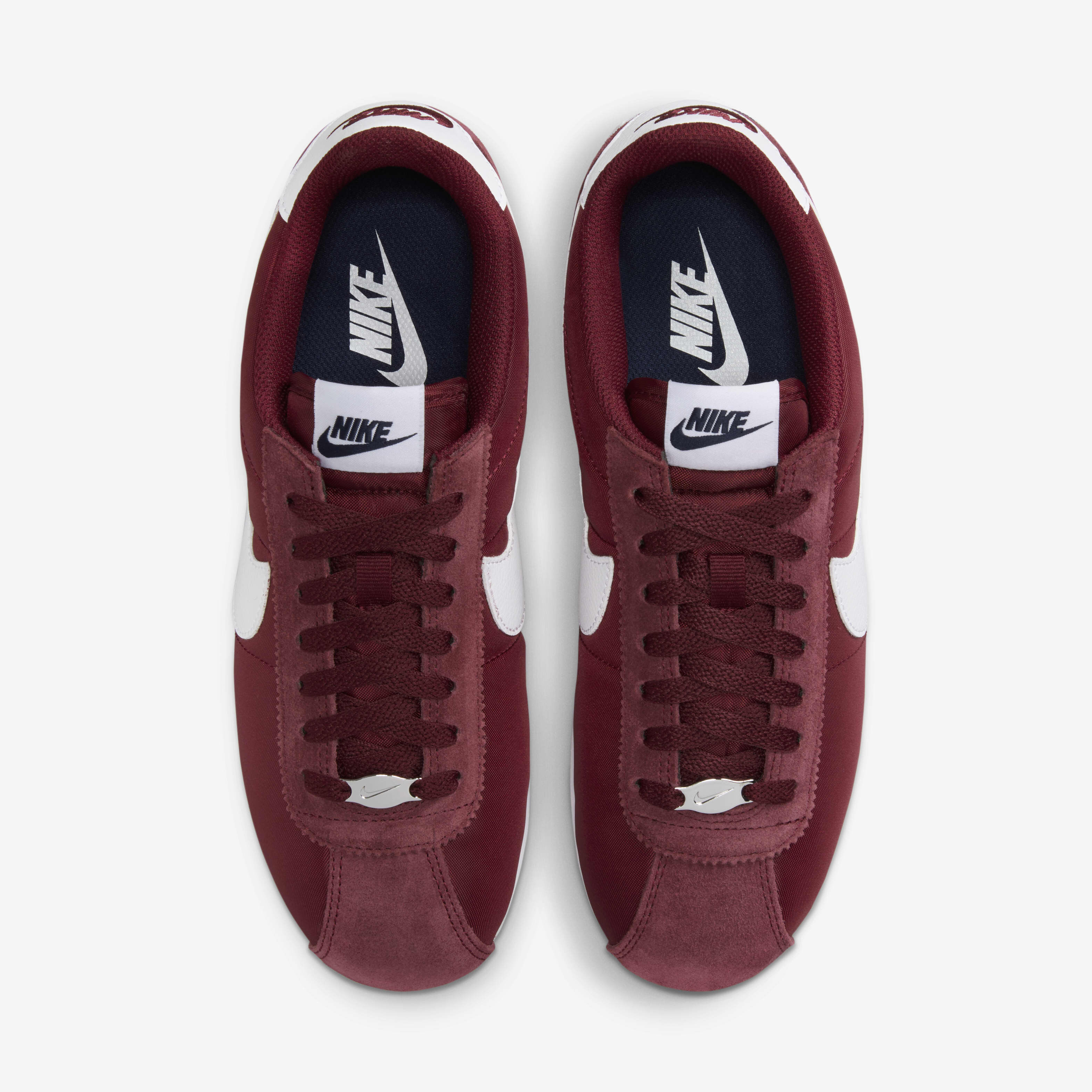 Nike cortez white and burgundy new arrivals