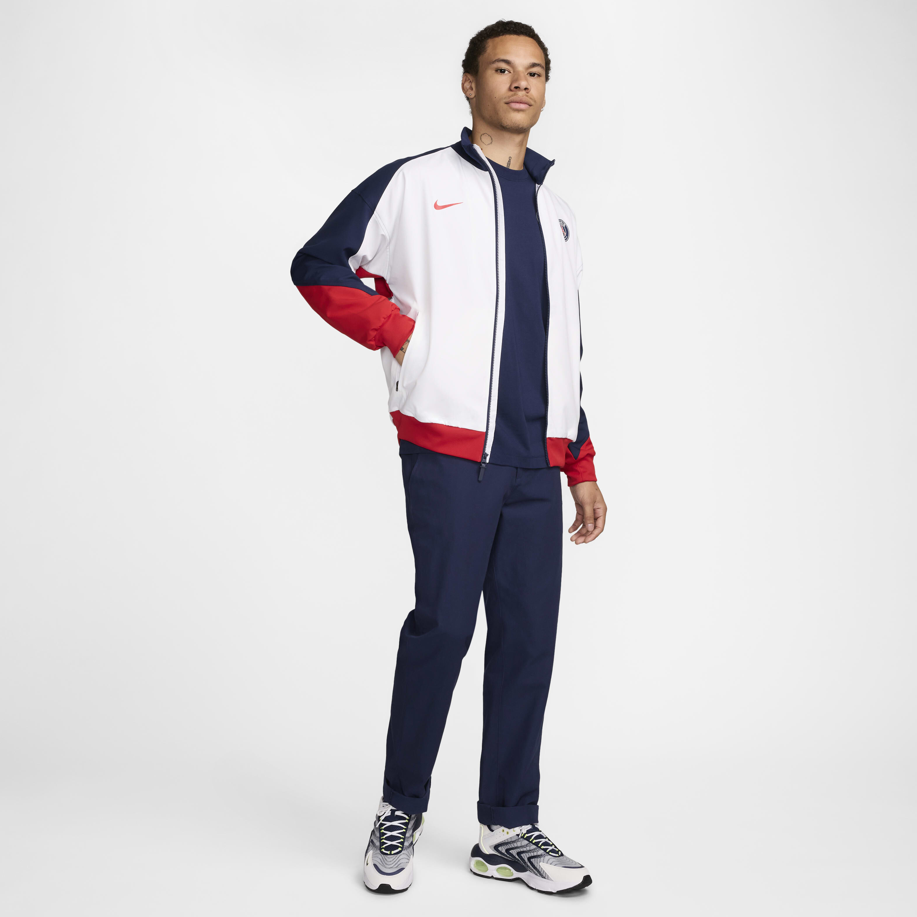 Nike PSG DRI-FIT ジャケット Paris Saint-Germain Men's Nike Dri-FIT Full-Zip Soccer
