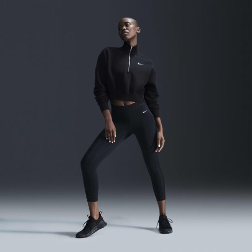 Leggings-Nike, Nike Pro, Women's Mid-Rise 7/8 Mesh-Panelled Leggings