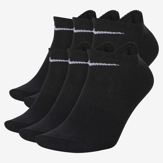 Men's No Show Socks-Nike, Nike Everyday Lightweight, Training No-Show Socks (6 Pairs)