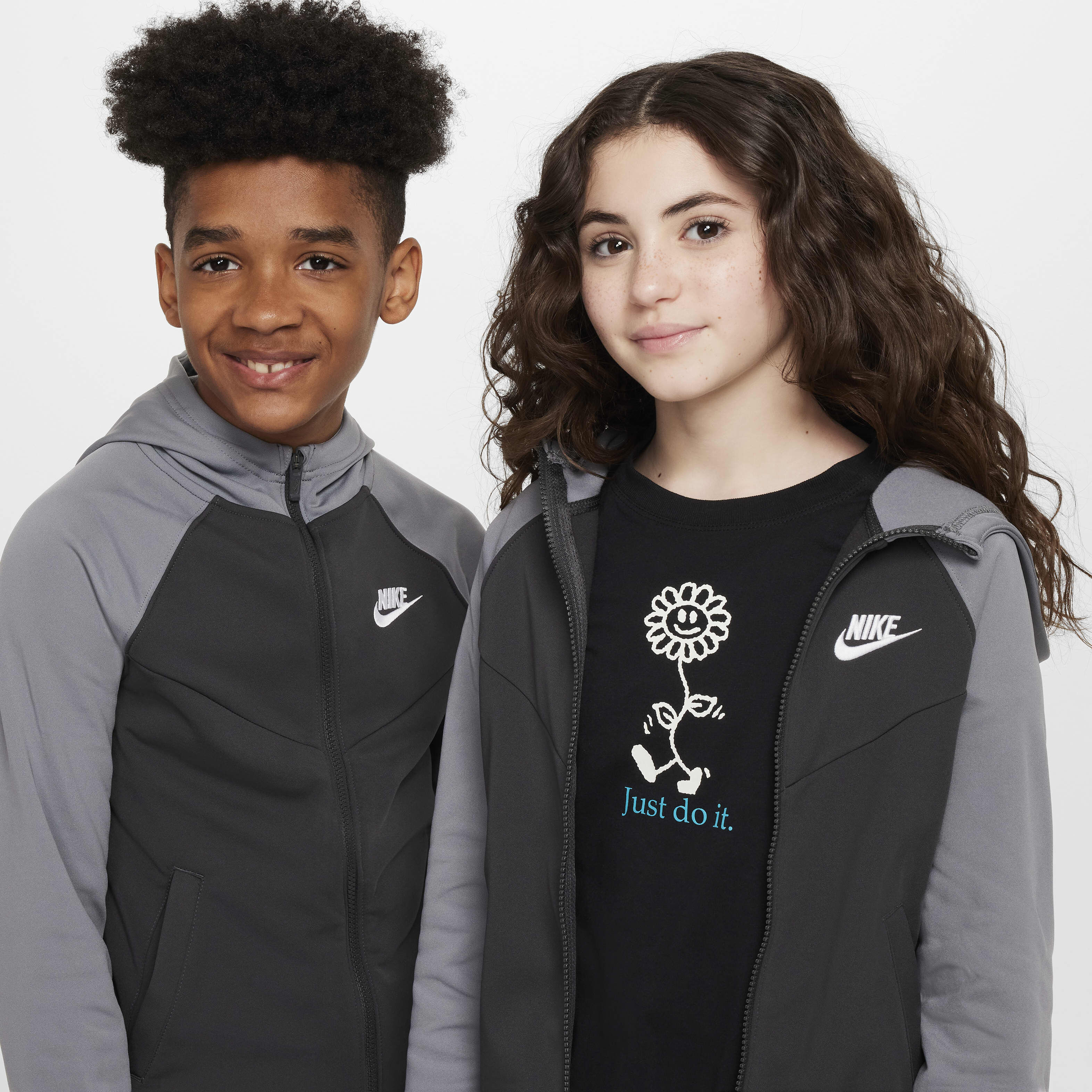 Buy Nike Sportswear Older Kids' Tracksuit - Smoke Grey