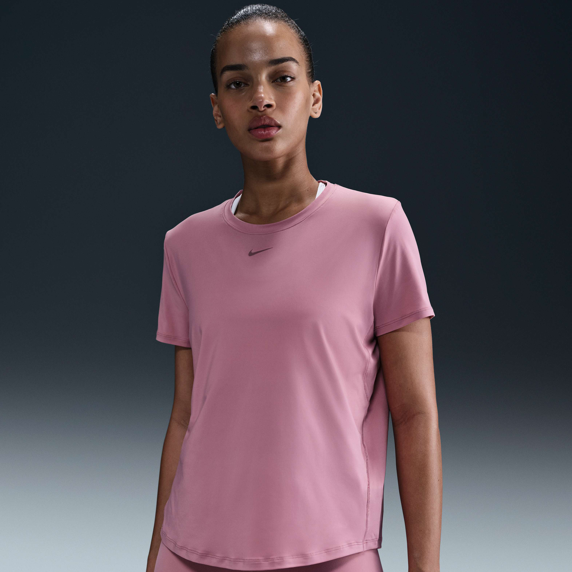 ★ Nike★ One Classic Dry Fit Short Sleeve Top W Rust Pink Buy Nike One Classic Women's Dri-FIT Short-Sleeve Top