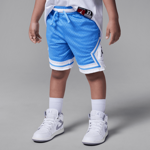 Jordan Cream & Blue-Nike, Jordan Dri-FIT Sport, Little Kids' Diamond Shorts Jordan Cream & Blue-Nike, Jordan Dri-FIT Sport, Little Kids' Diamond Shorts