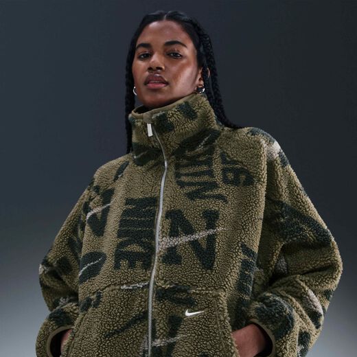 Women's Jackets & Gilets-Nike, Nike Sportswear, Women's High-Pile Fleece Jacket Women's Jackets & Gilets-Nike, Nike Sportswear, Women's High-Pile Fleece Jacket