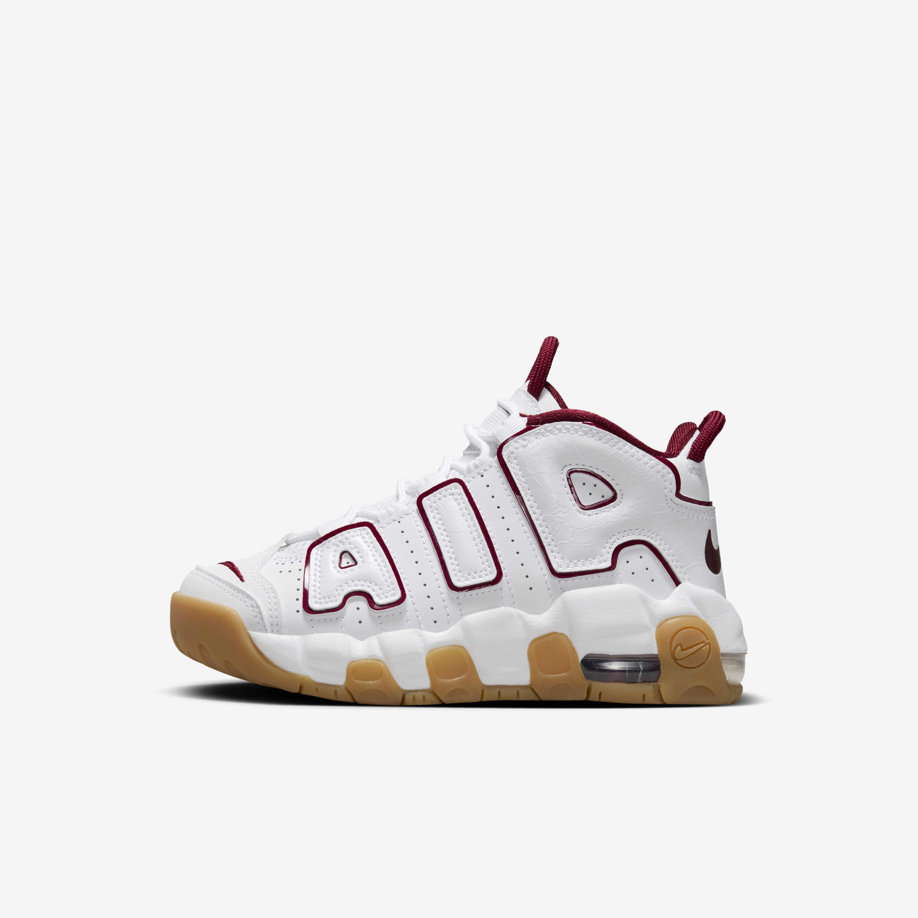 Air more uptempo white gum on feet online