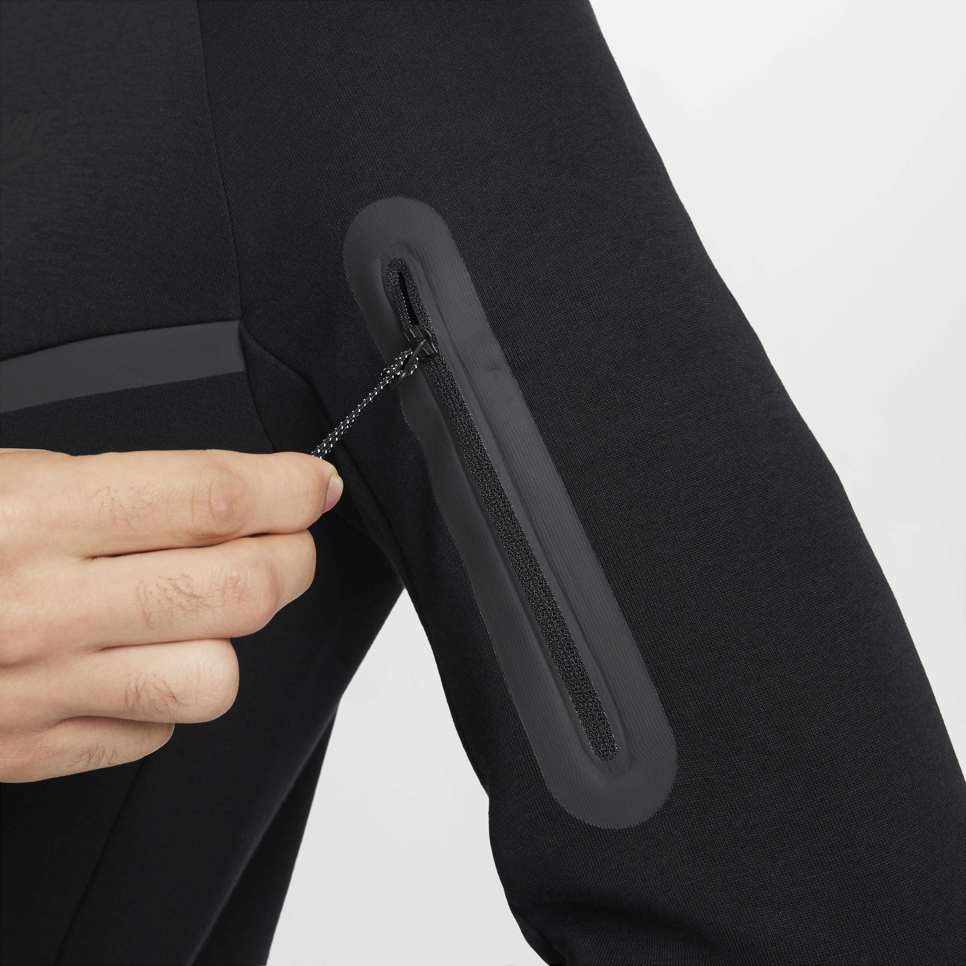 Buy Nike Tech Men's Full-Zip Windrunner Hoodie - Black/Black