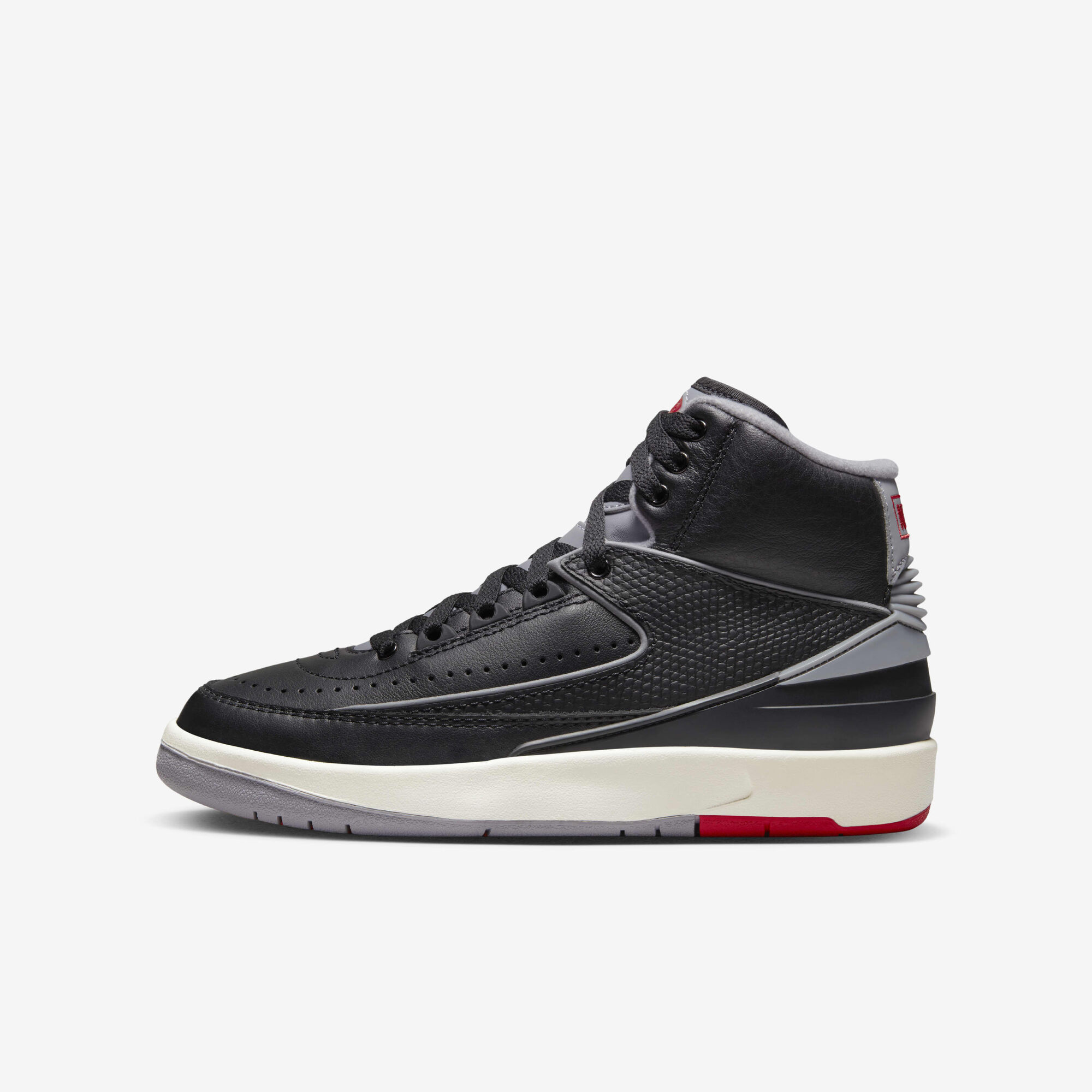 Buy Air Jordan Retro Older Kids' Shoes Black/Fire Red/Sail
