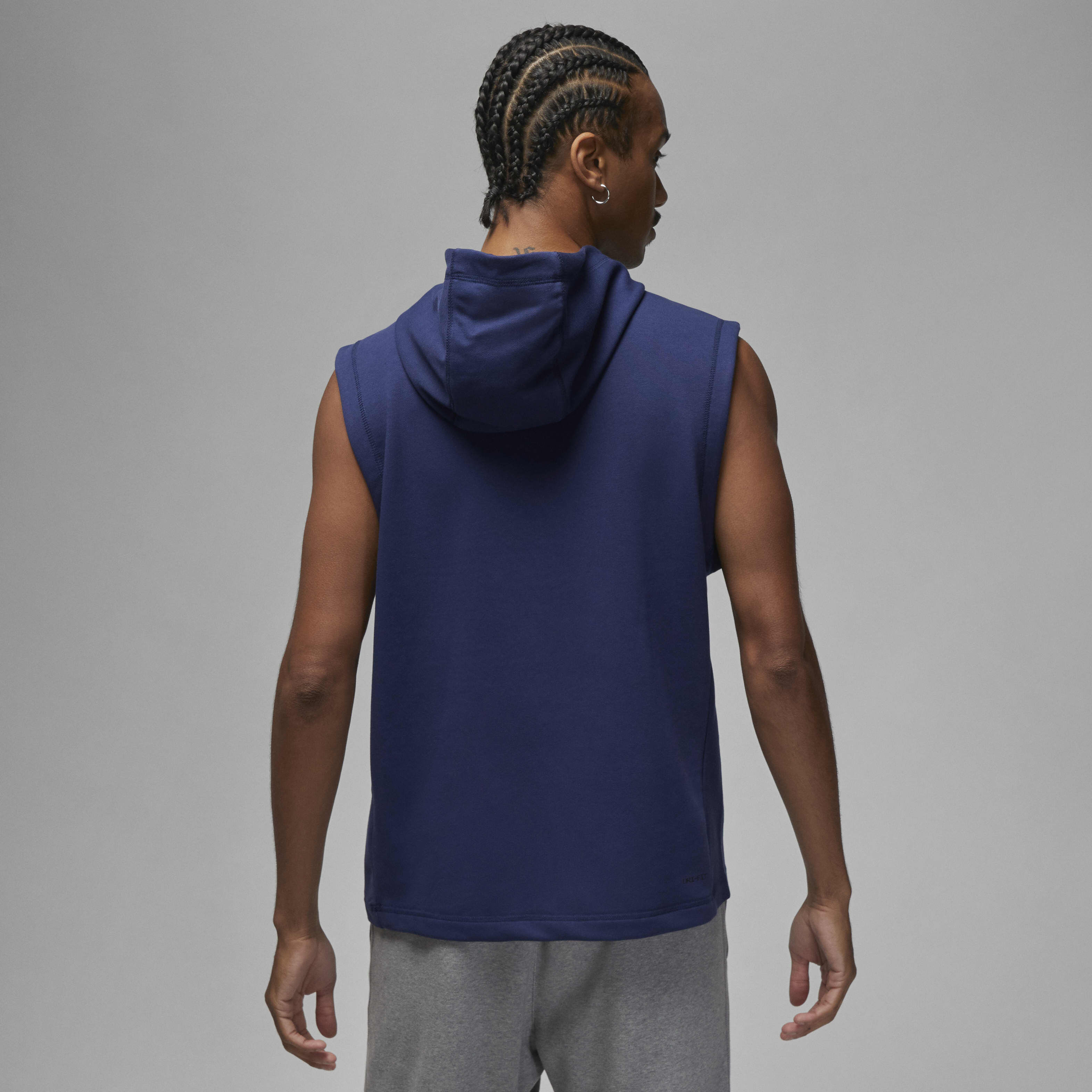 Buy Jordan Dri FIT Sport Men s Fleece Sleeveless Hoodie Nike Saudi Official