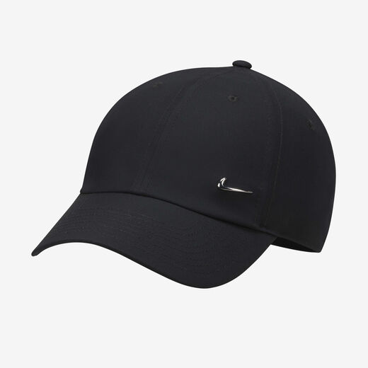 Men's Caps, Visors & Headbands-Nike, Nike Dri-FIT Club, Unstructured Metal Swoosh Cap