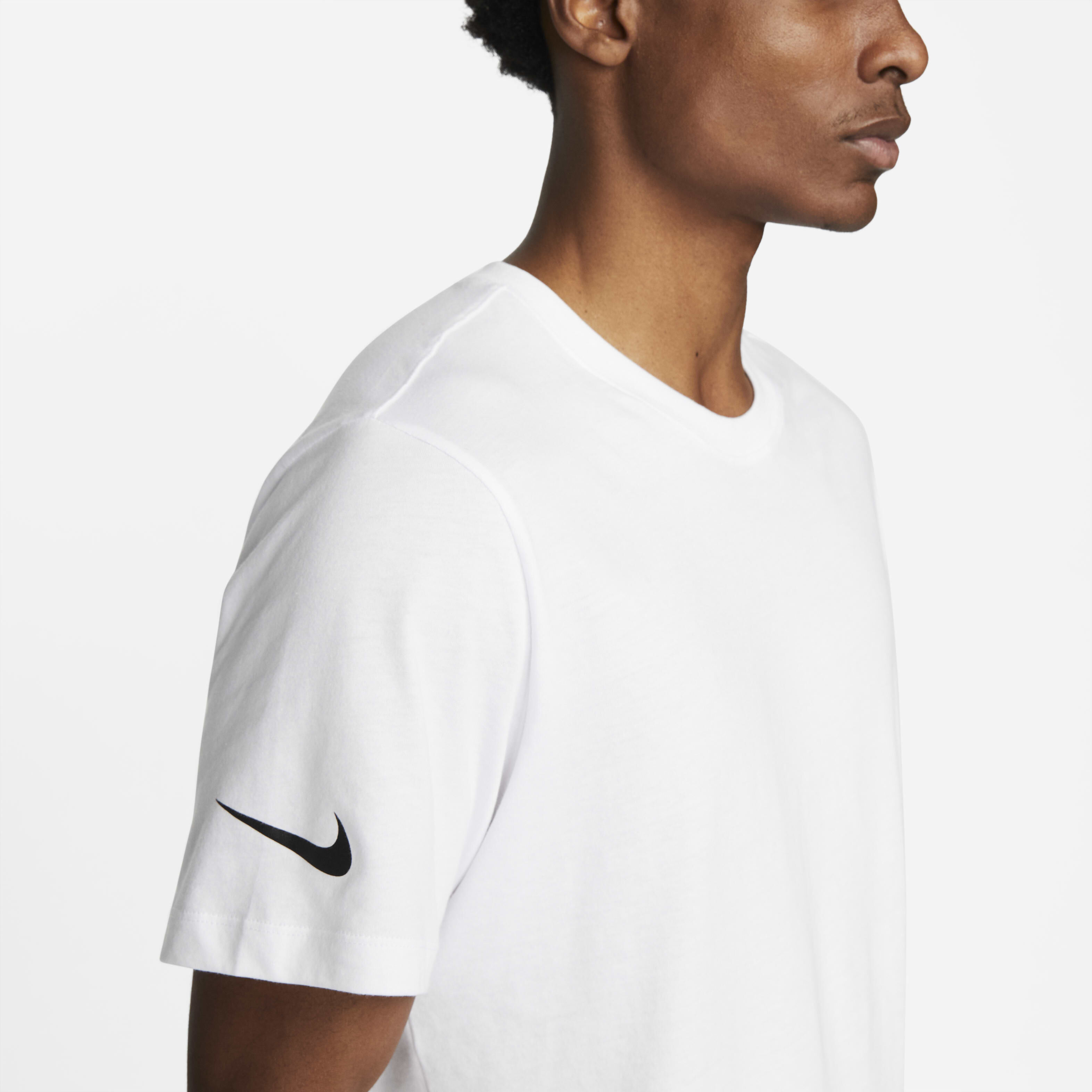 Buy Nike Park Men s Football T Shirt White Black Nike Saudi Official