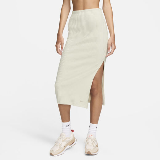 Skirts & Dresses-Nike, Nike Sportswear Chill Rib, Women's Slim Midi Skirt