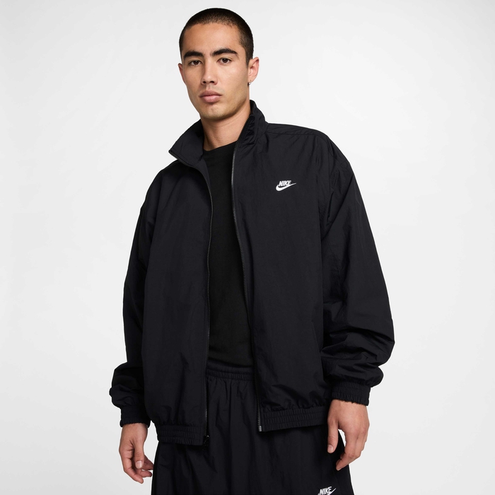 Buy Nike Club Men's Oversized Woven Tracksuit Jacket Black/White