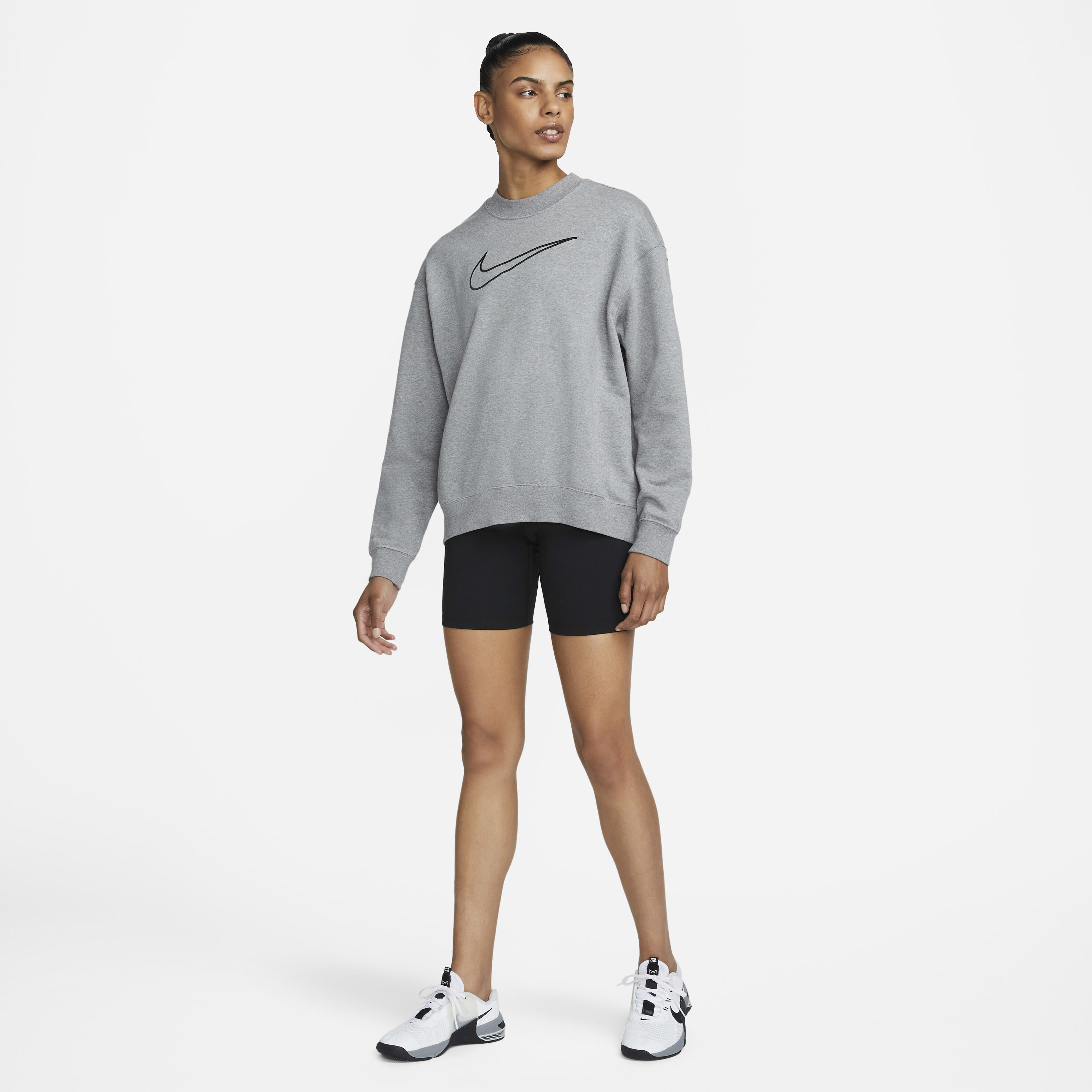 Buy Nike Dri FIT Get Fit Women s Graphic Crew Neck Sweatshirt Nike Saudi Official