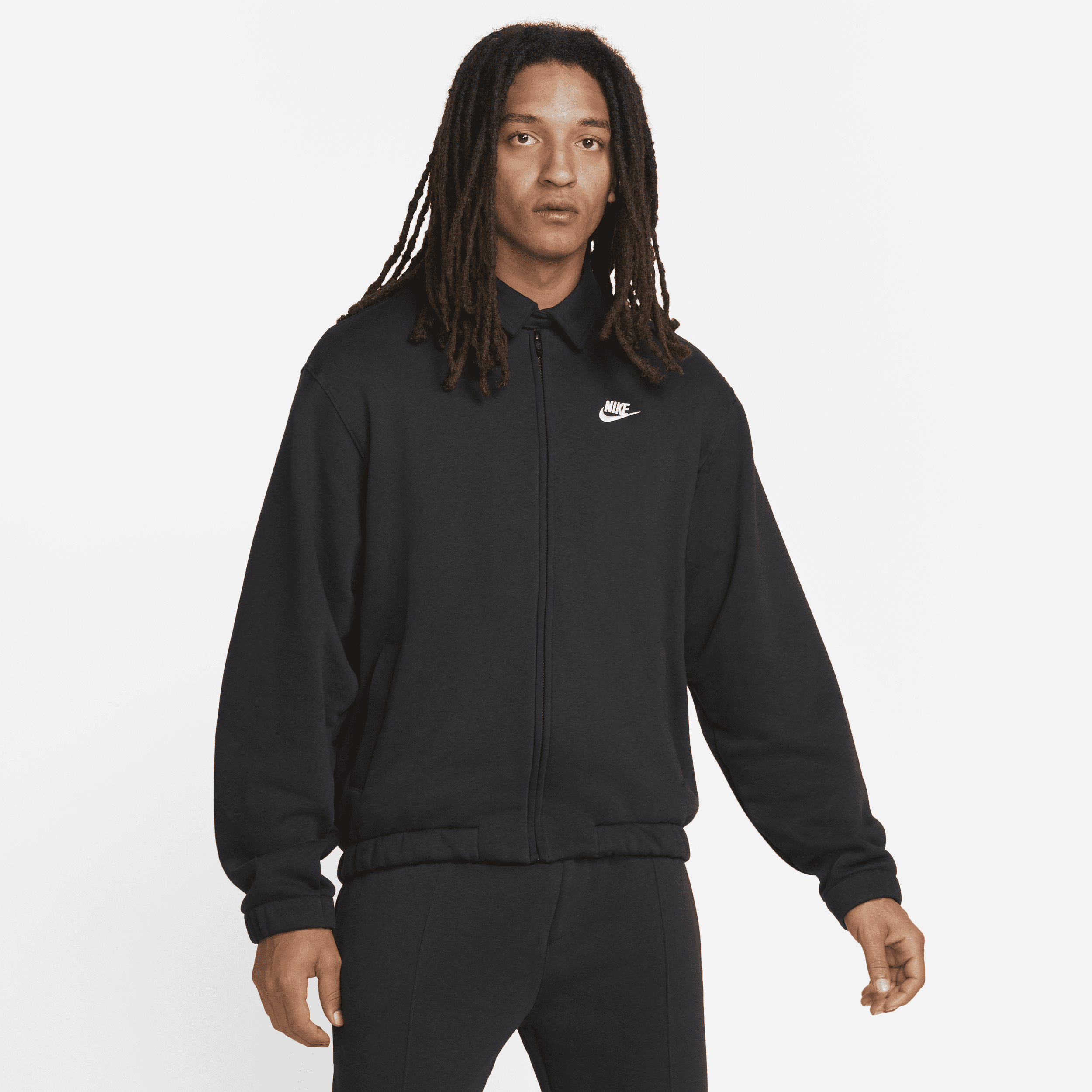 Shop Club Fleece Men s Harrington Jacket Nike KSA
