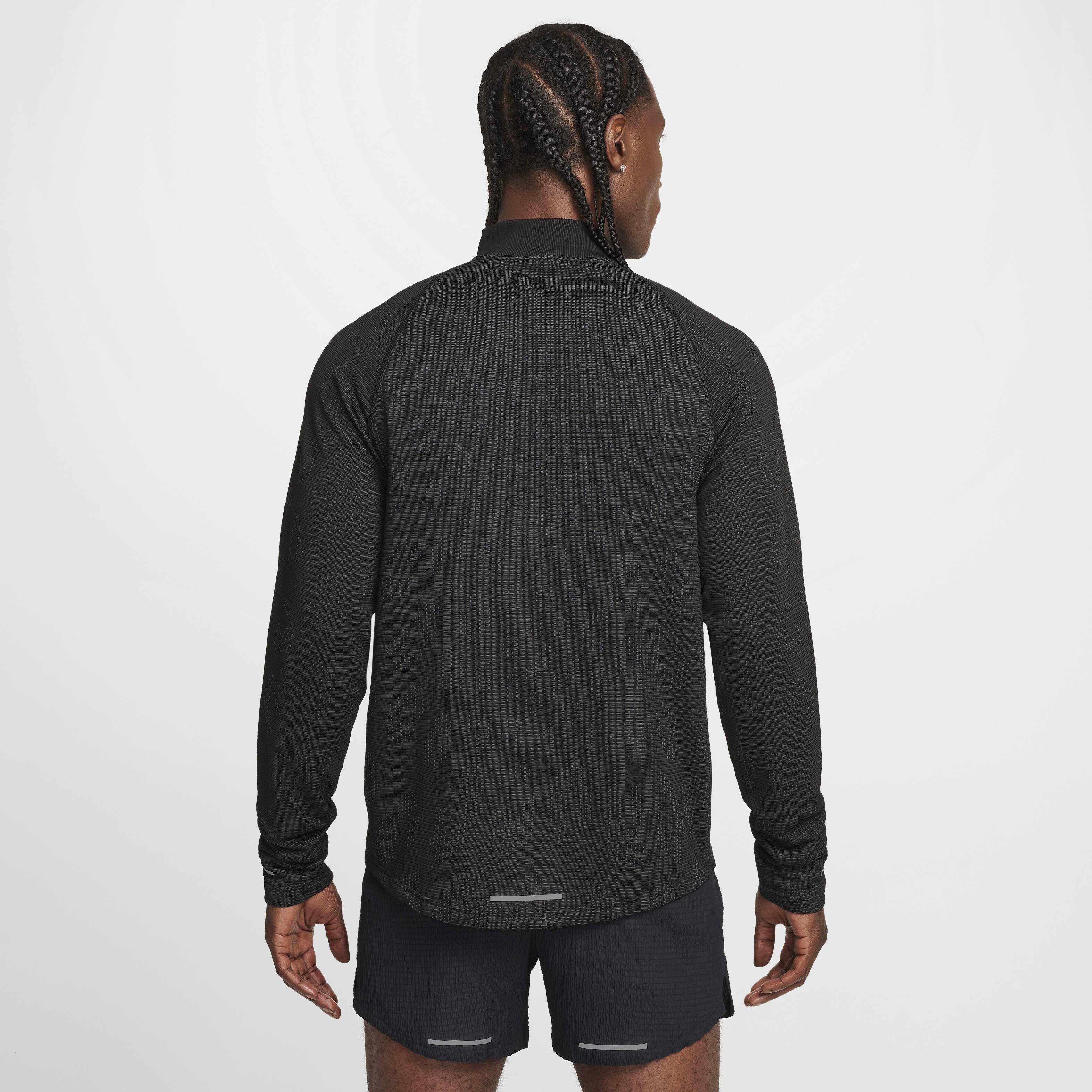 Buy Nike Pinnacle Running Division Men's Water-Repellent 1/2-Zip Running  Top - Black/Iron Grey | Nike Saudi Official