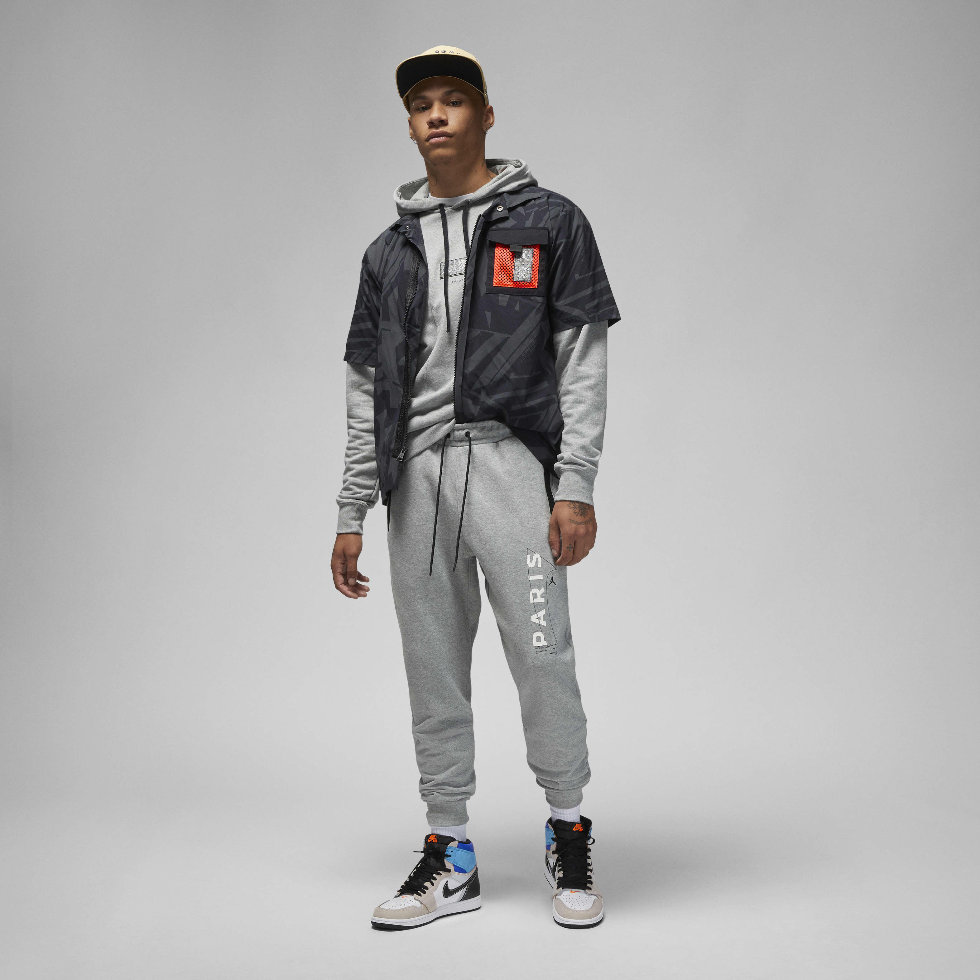 Buy Paris Saint-Germain Men's Trousers - Dark Grey Heather